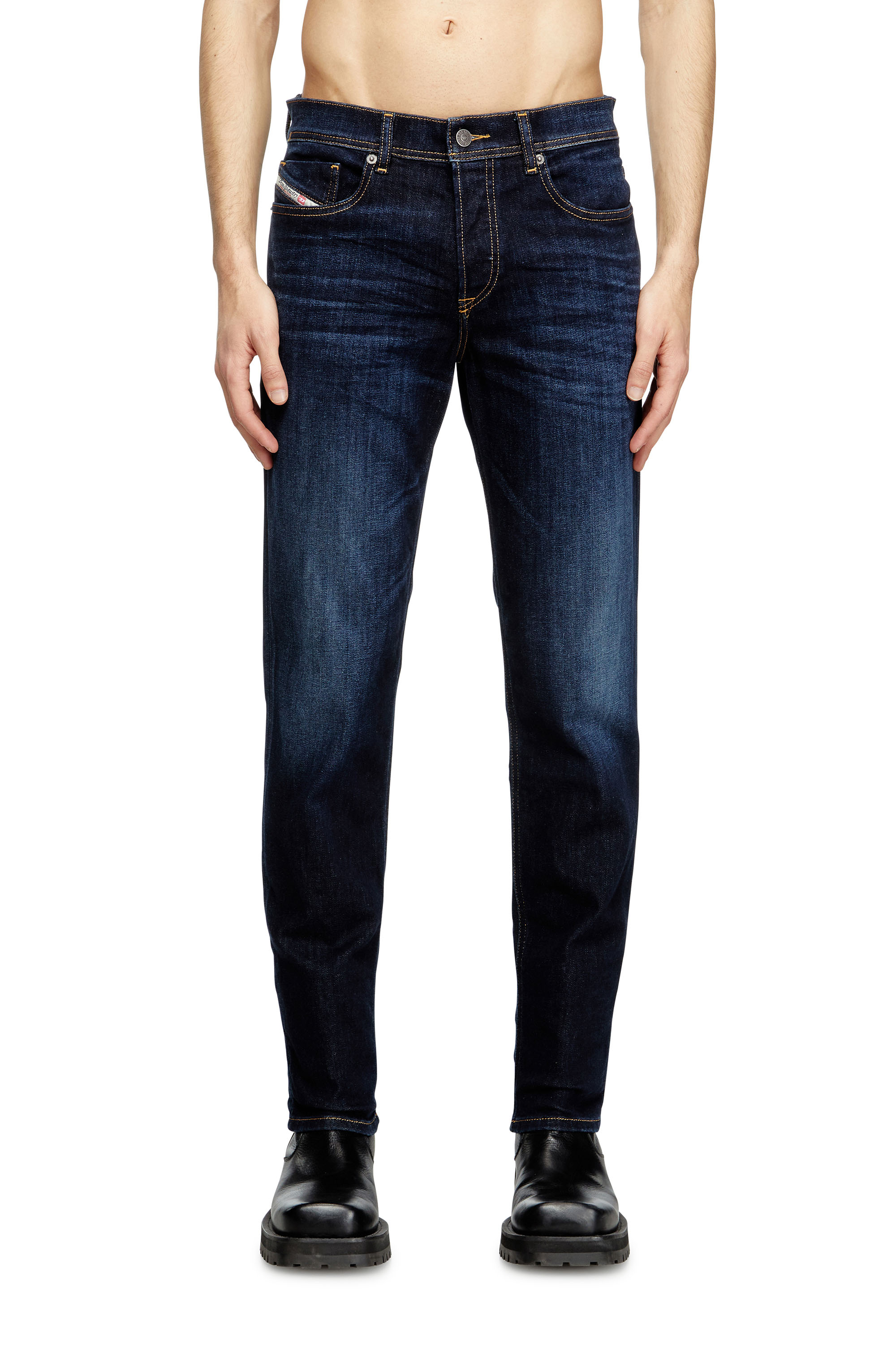 Diesel - Man's Regular Jeans 2023 D-Finitive 009ZS, Dark Blue - 1