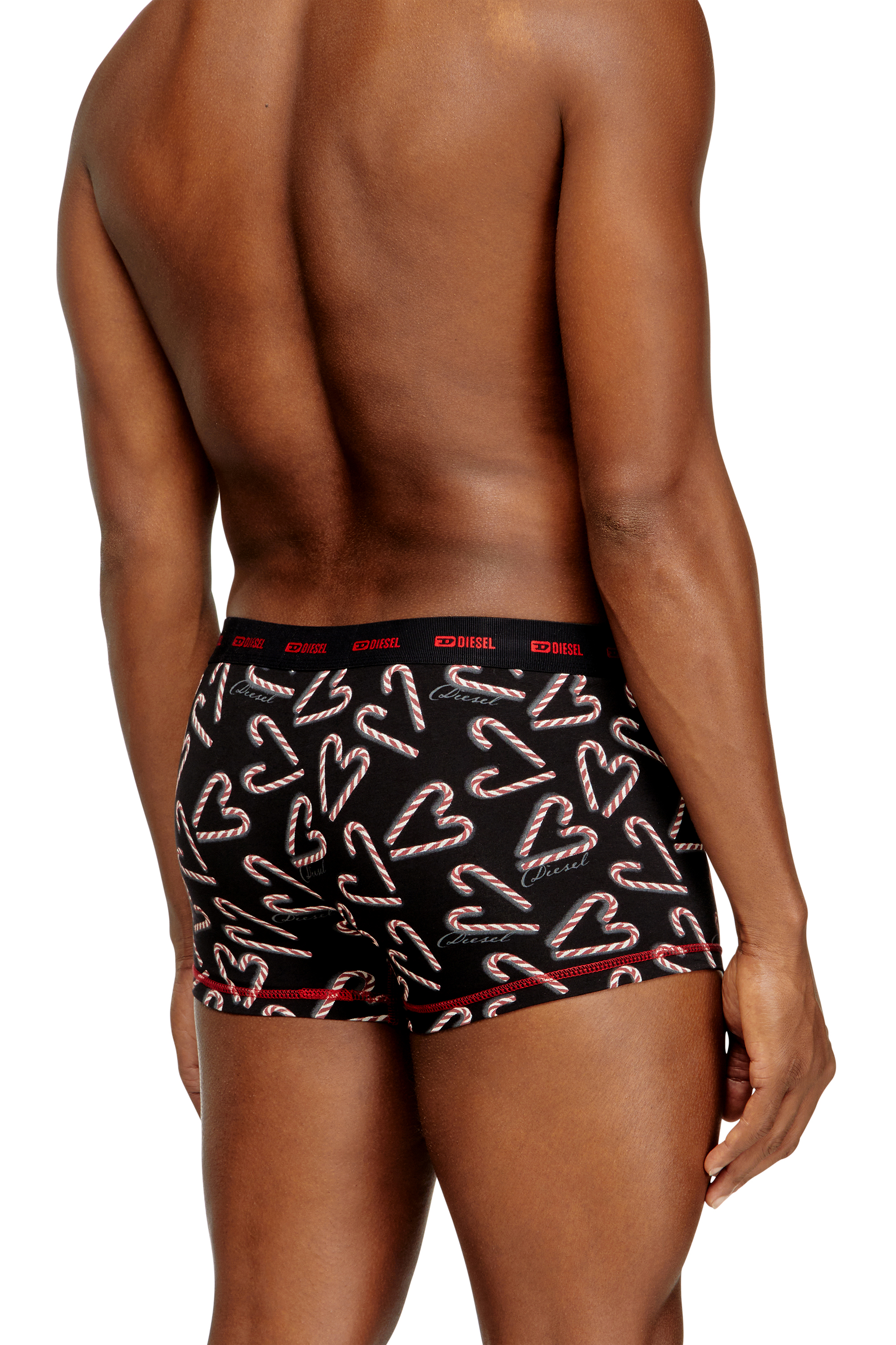 Diesel - DAMIEN-GFT-UTLT-3PACK, Herren Set aus drei Boxershorts aus Stretch-Baumwolle in Schwarz/Rot - 4