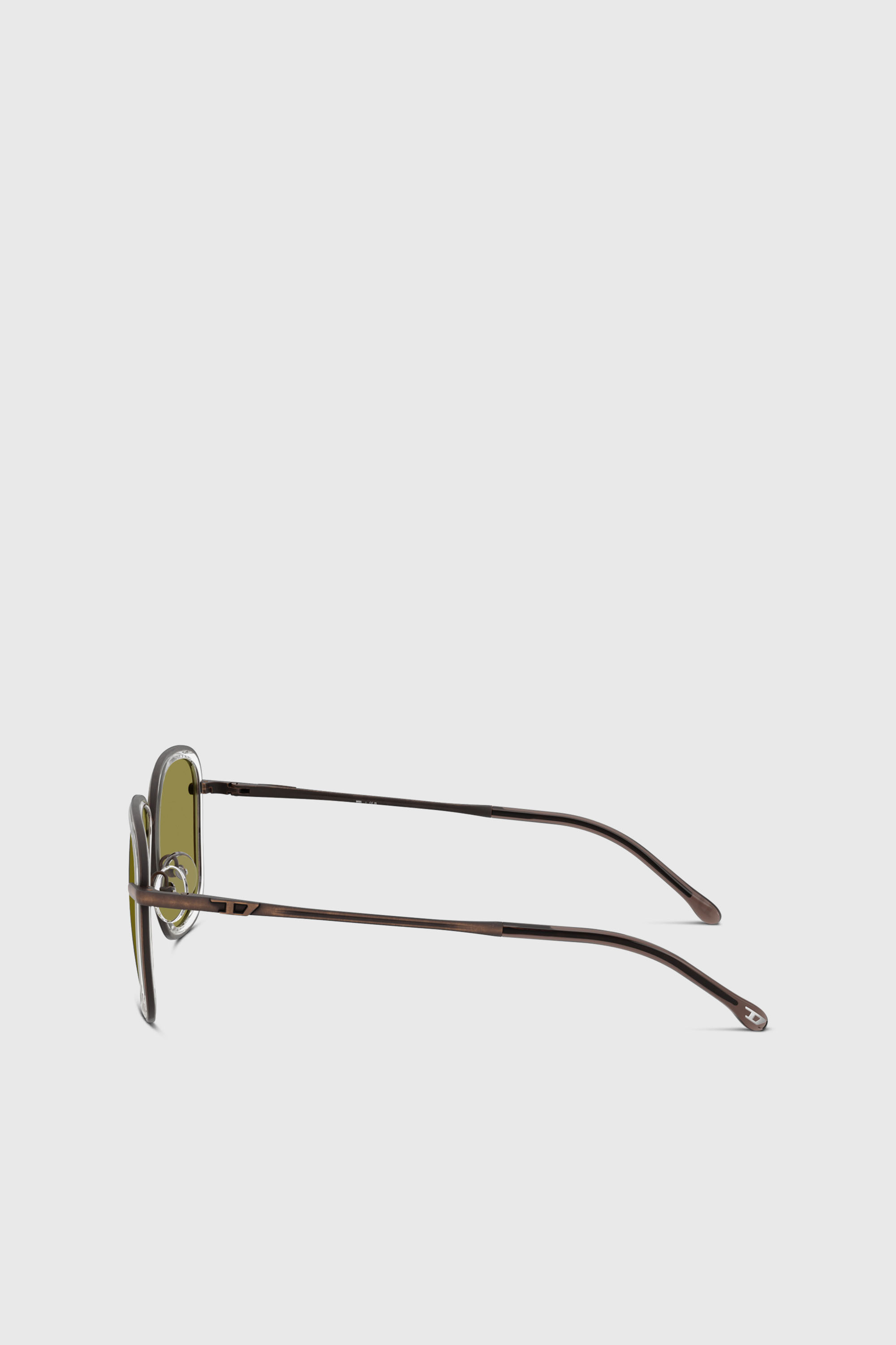Diesel - 0DL1017, Unisex Quadratische Sonnenbrille in Gr&uuml;n - 2