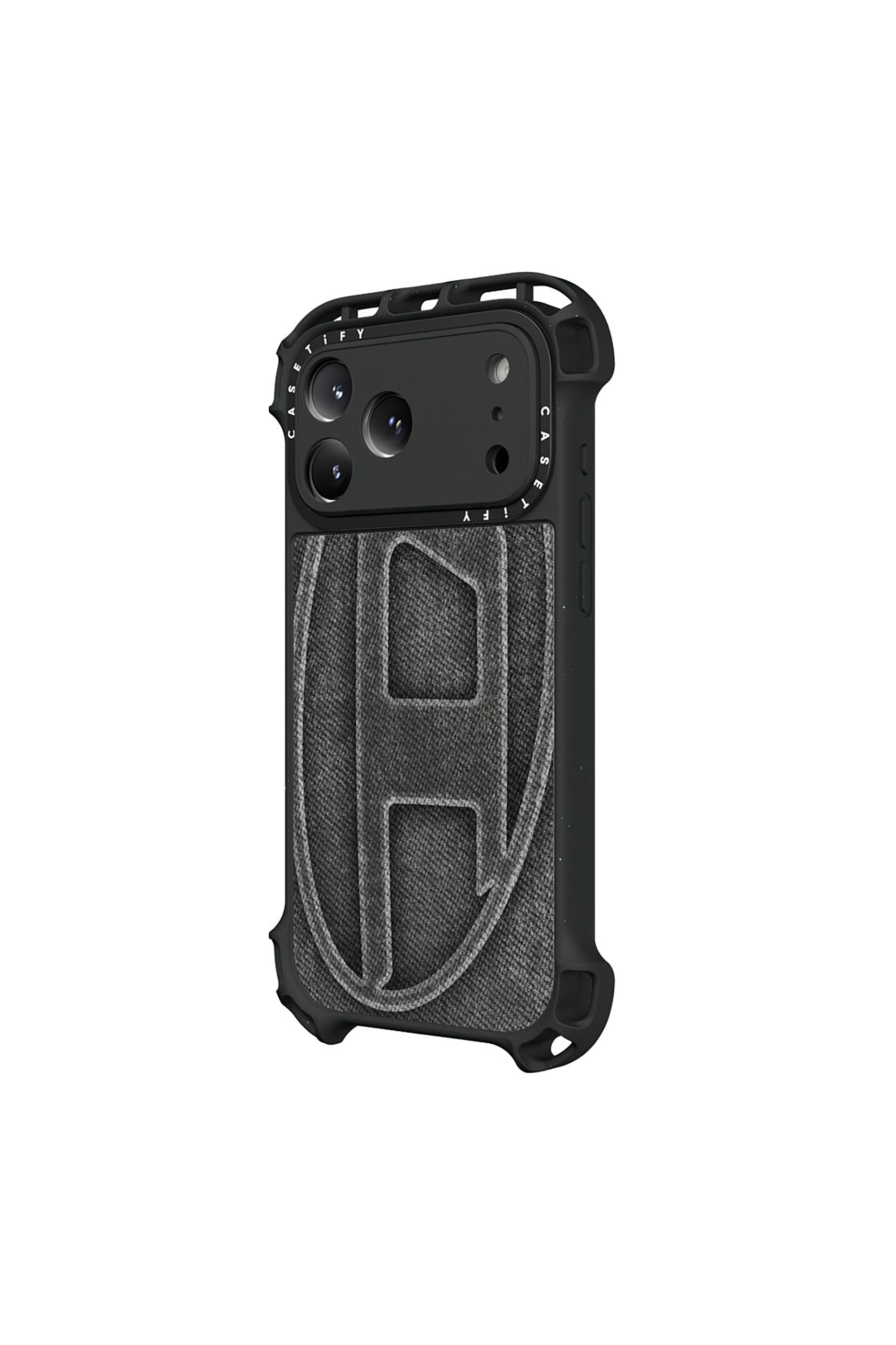 Diesel - 60599 MOULDED CASE, Unisex H&uuml;lle Oval D f&uuml;r iPhone 17 Pro Max in Schwarz - 2