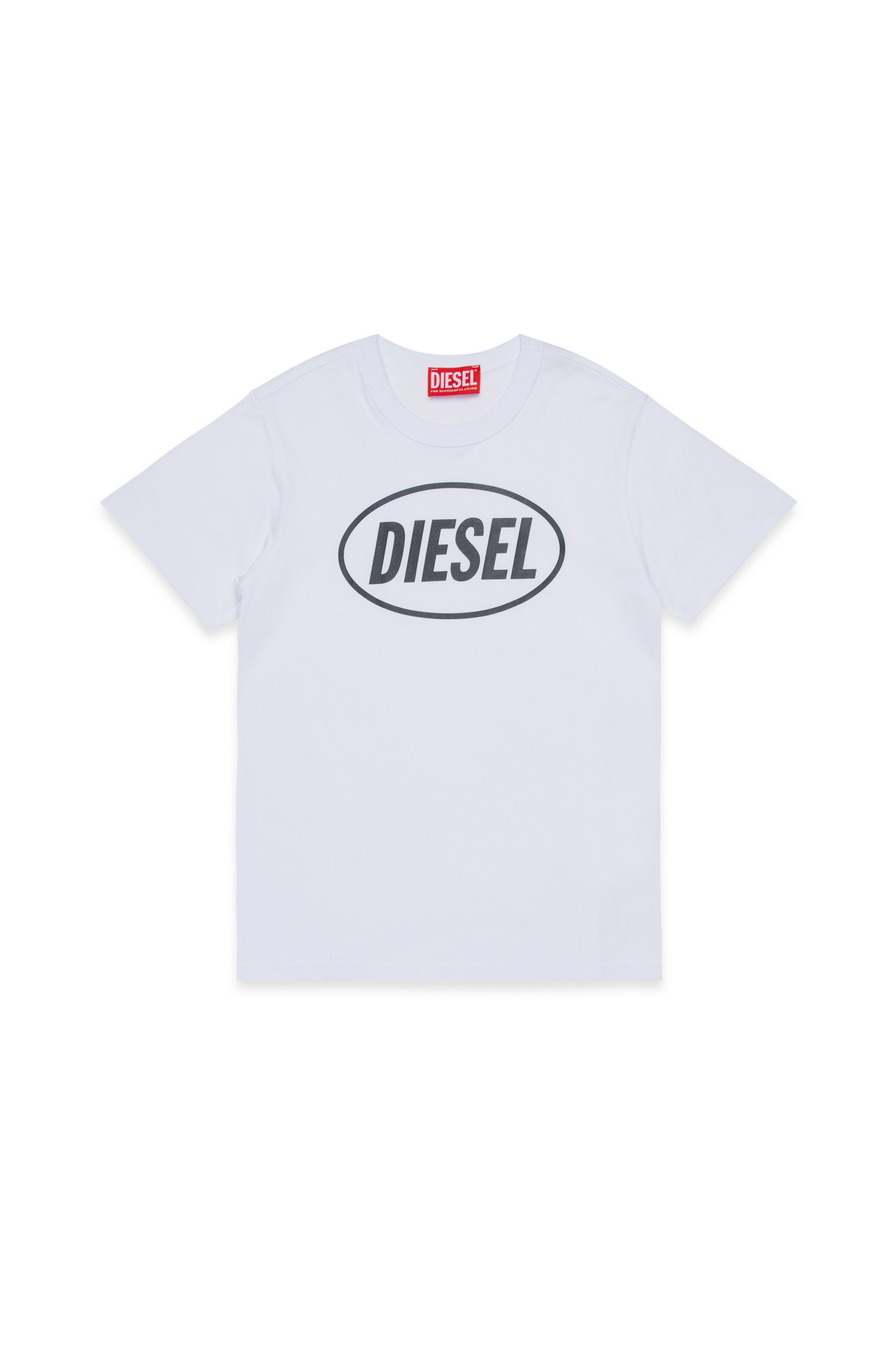 Diesel - TUNDRA, T-shirt in cotone con logo Uomo in Bianco - 1