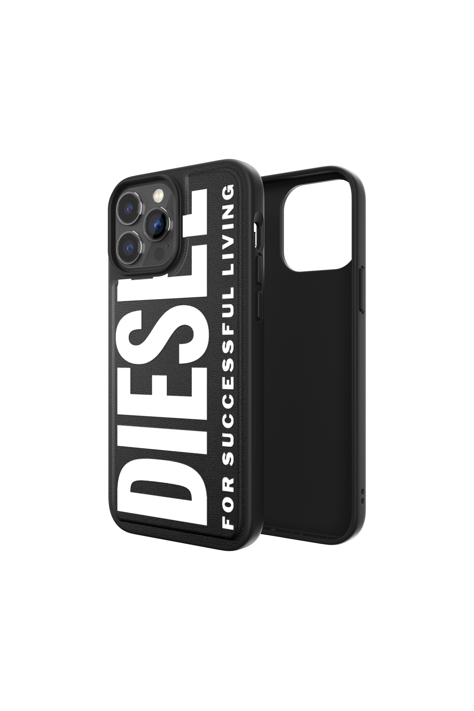 Diesel - 48258 STANDARD CASE, Unisex Handycase f&uuml;r iPhone 13 Pro Max in Schwarz - 1