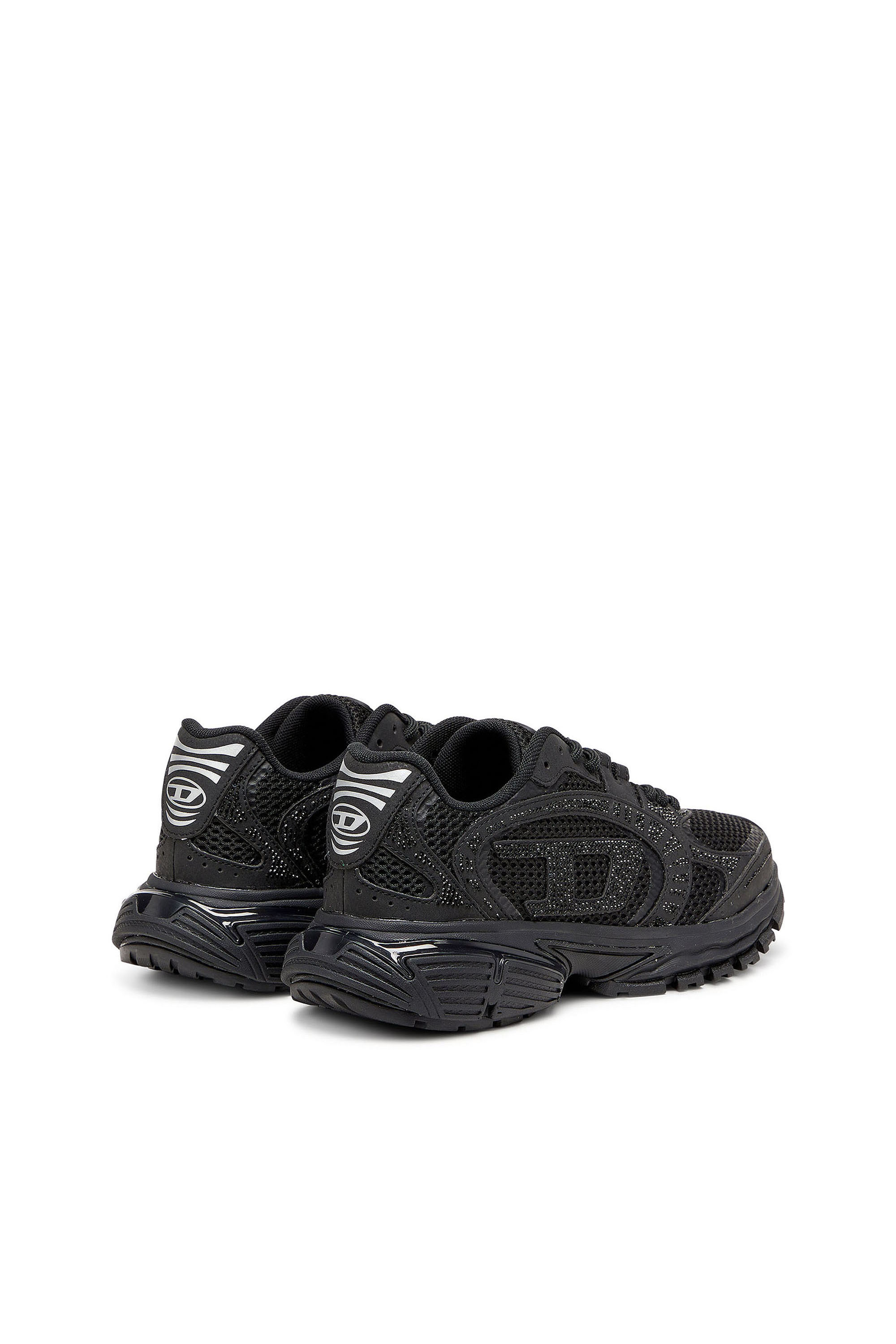 Diesel - S-PRO-V-DENSE LOW W, S-Pro-V-Dense - Sneakers in mesh con cristalli Donna in Nero - 3