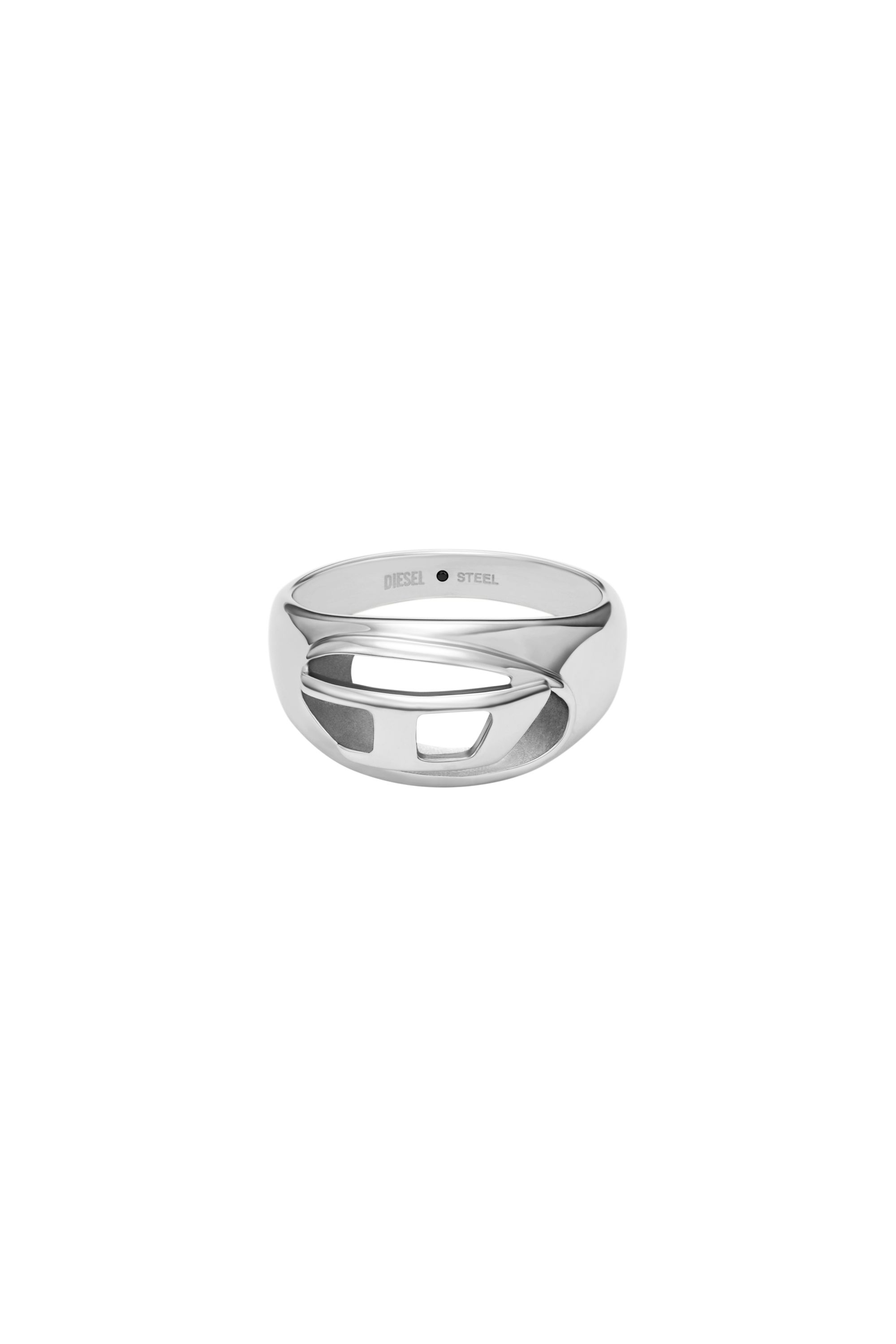 Diesel - DX1715040, Unisex Bandring aus Edelstahl in Silber - 2