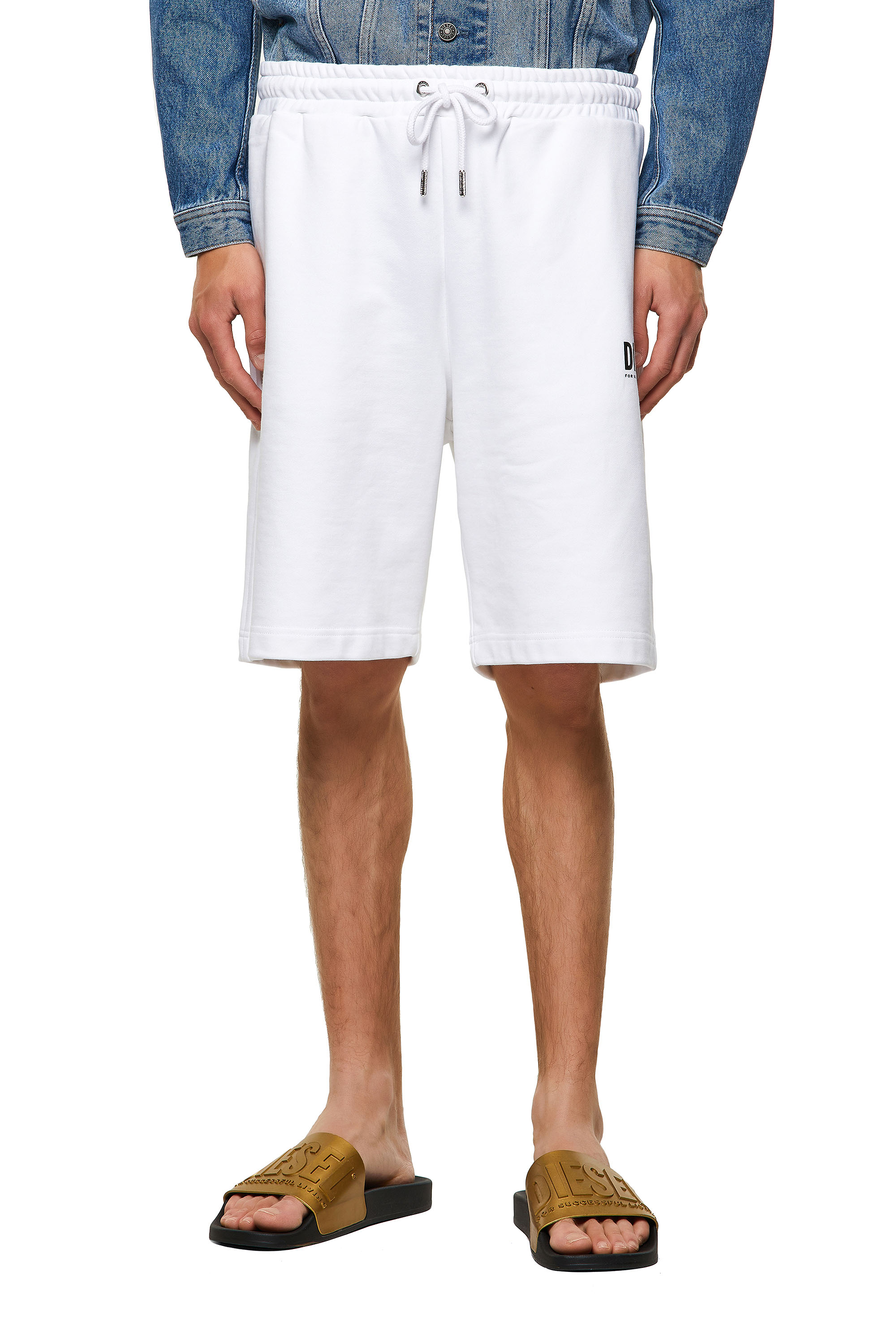 P-CROWN-ECOLOGO, Bianco - Shorts