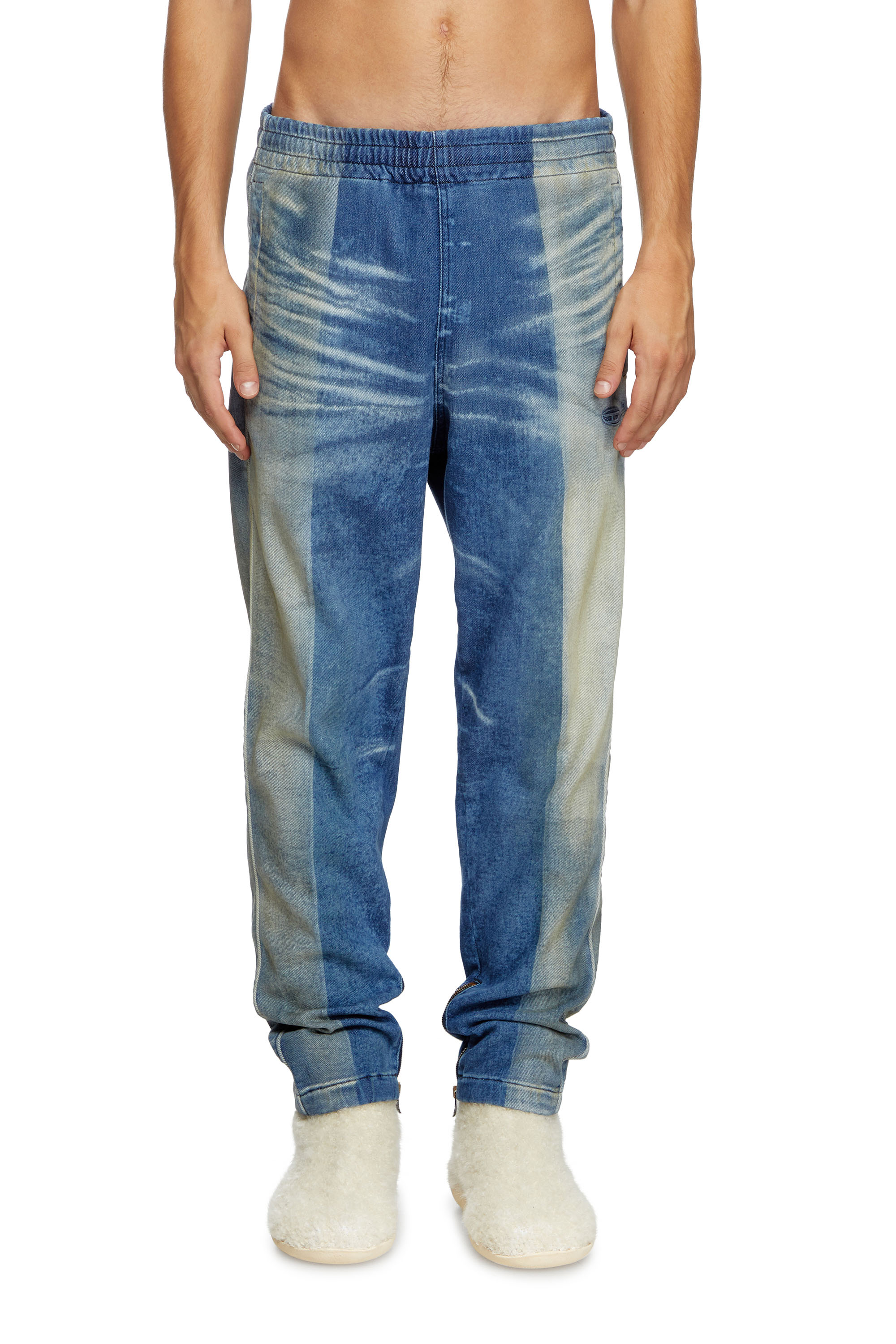 Diesel - Tapered D-Larry 09L05 Mixte, Bleu moyen - Image 2