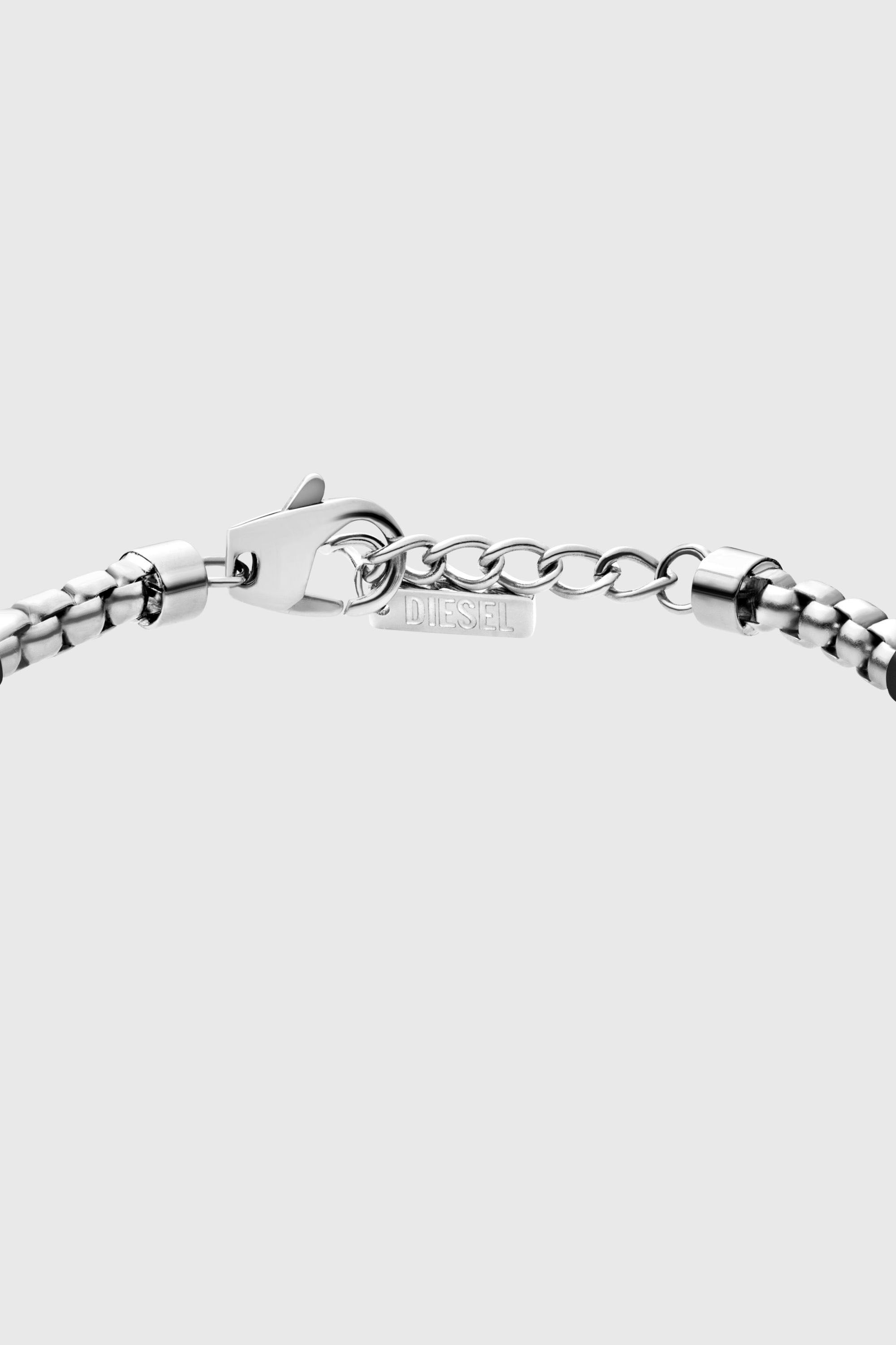 Diesel - DX1634931 JEWELLERY, Bracelet cha&icirc;ne bicolore en acier inoxydable Mixte in Gris argent&eacute; - 2