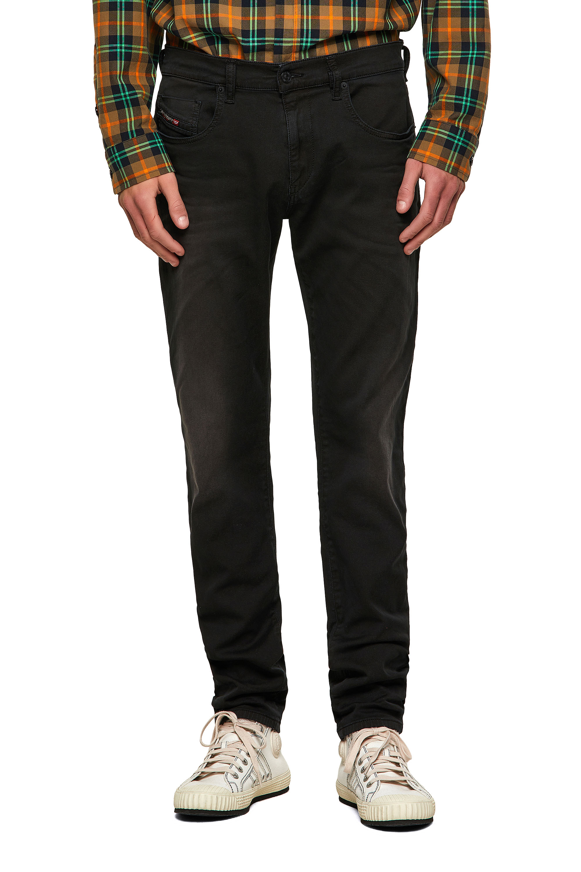 D-Strukt JoggJeans® 0670M, Schwarz/Dunkelgrau - Jeans