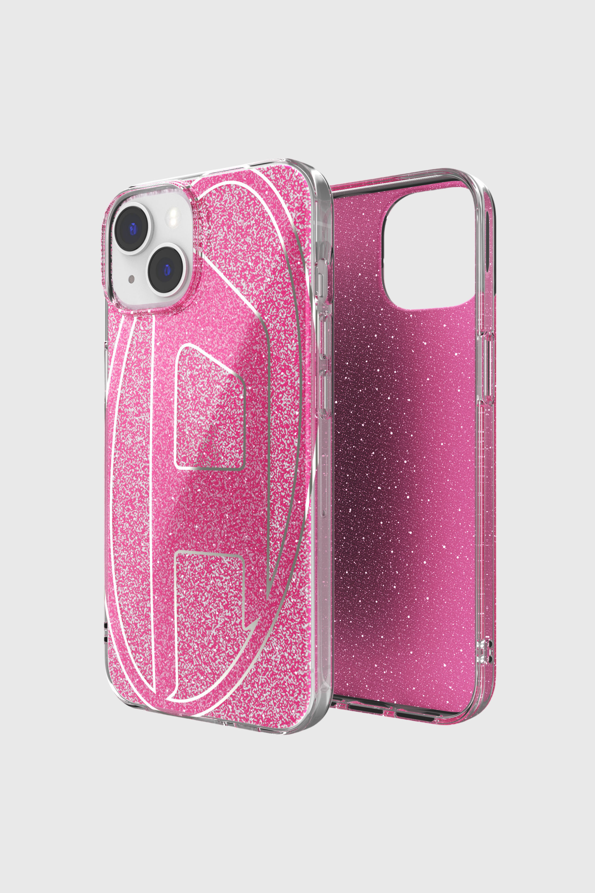 Diesel - 60034 AOP CASE, Coque glitter pur iP 13/ 14 Mixte in Rose - 1