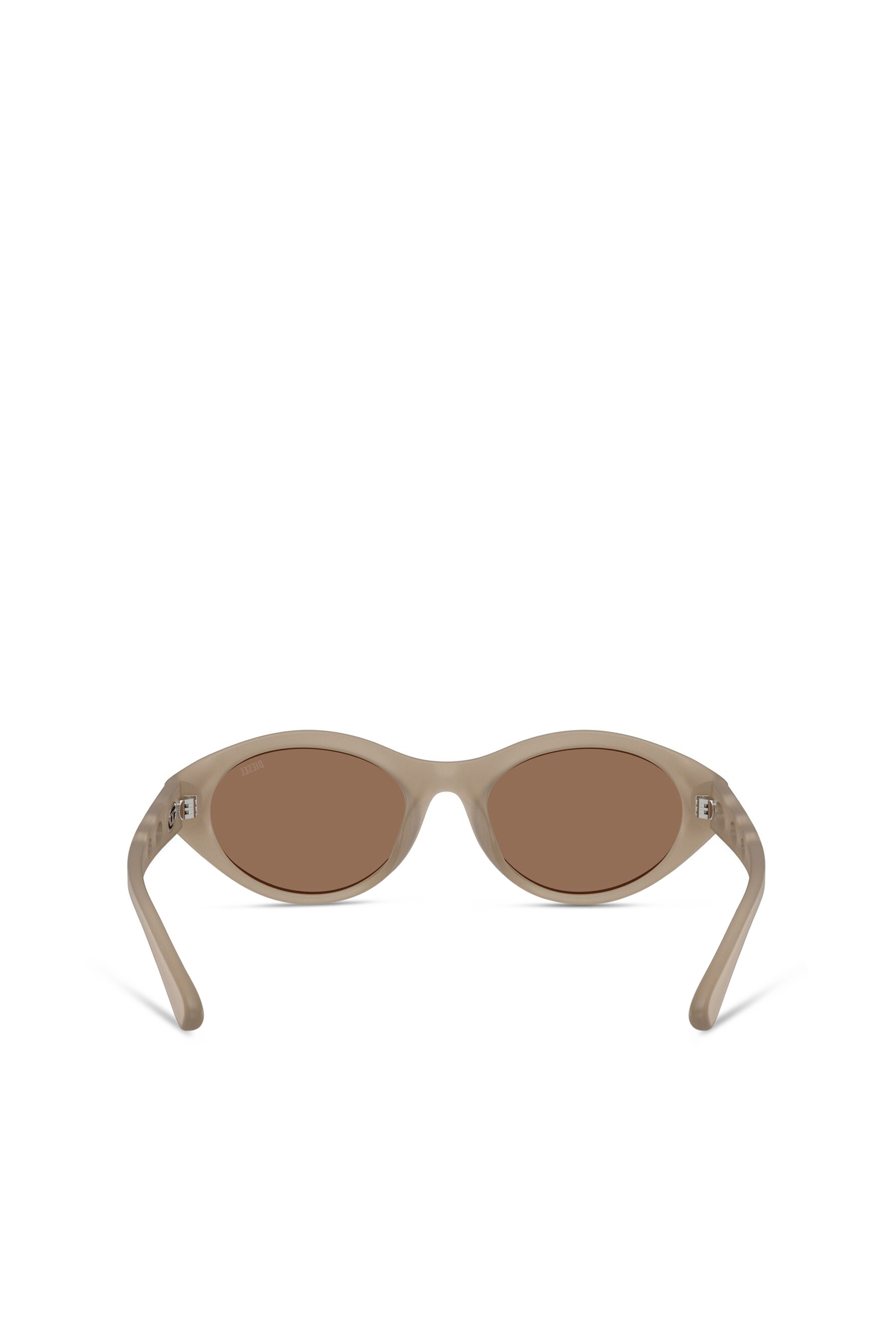 Diesel - 0DL3005U, Lunettes de soleil ovales Mixte in Marron - 3