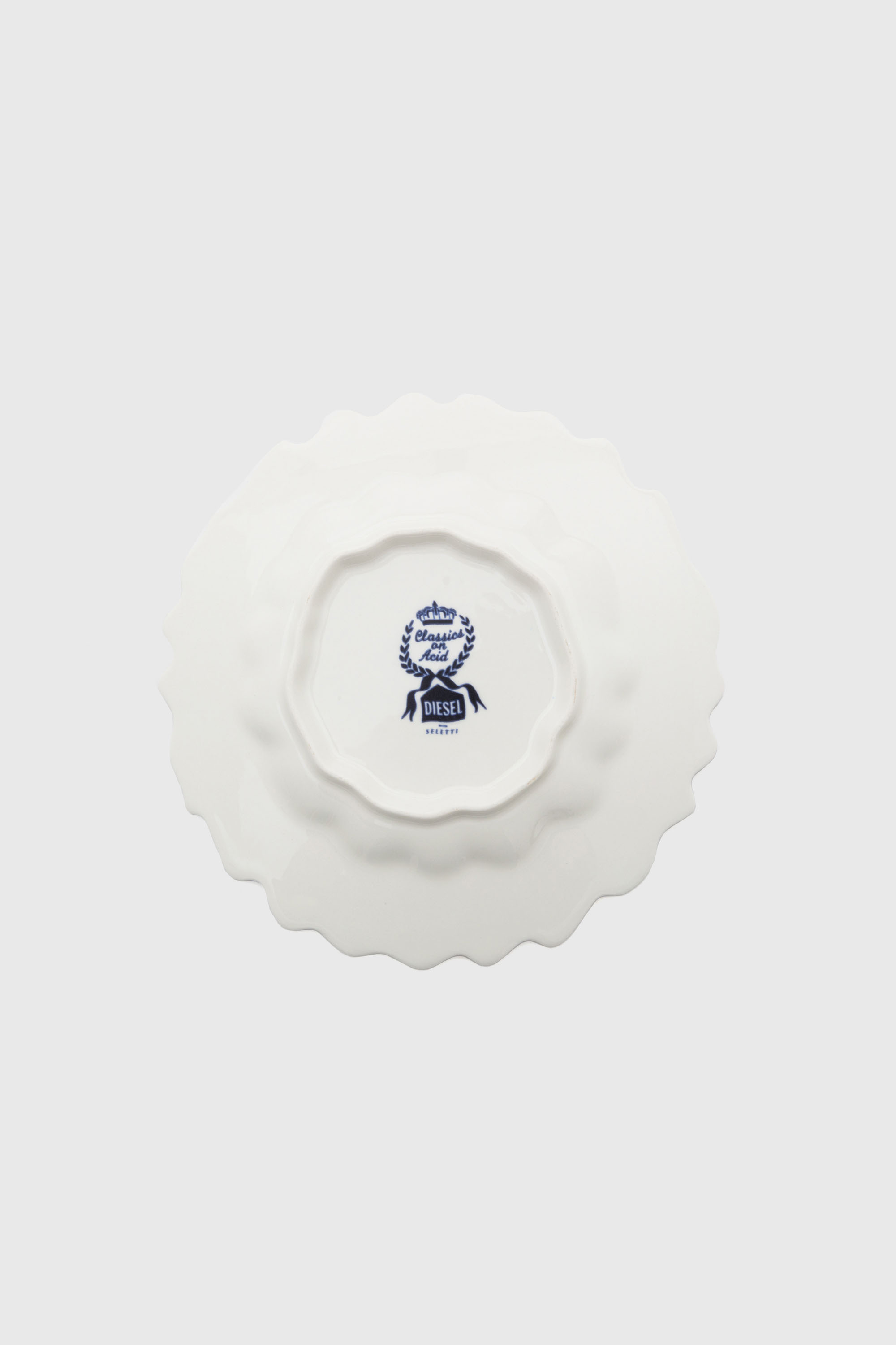 Diesel - 11232 DESSERT PLATE IN PORCELAIN "CLASSI, Piatto da dessert in porcellana Unisex in Multicolor - 2