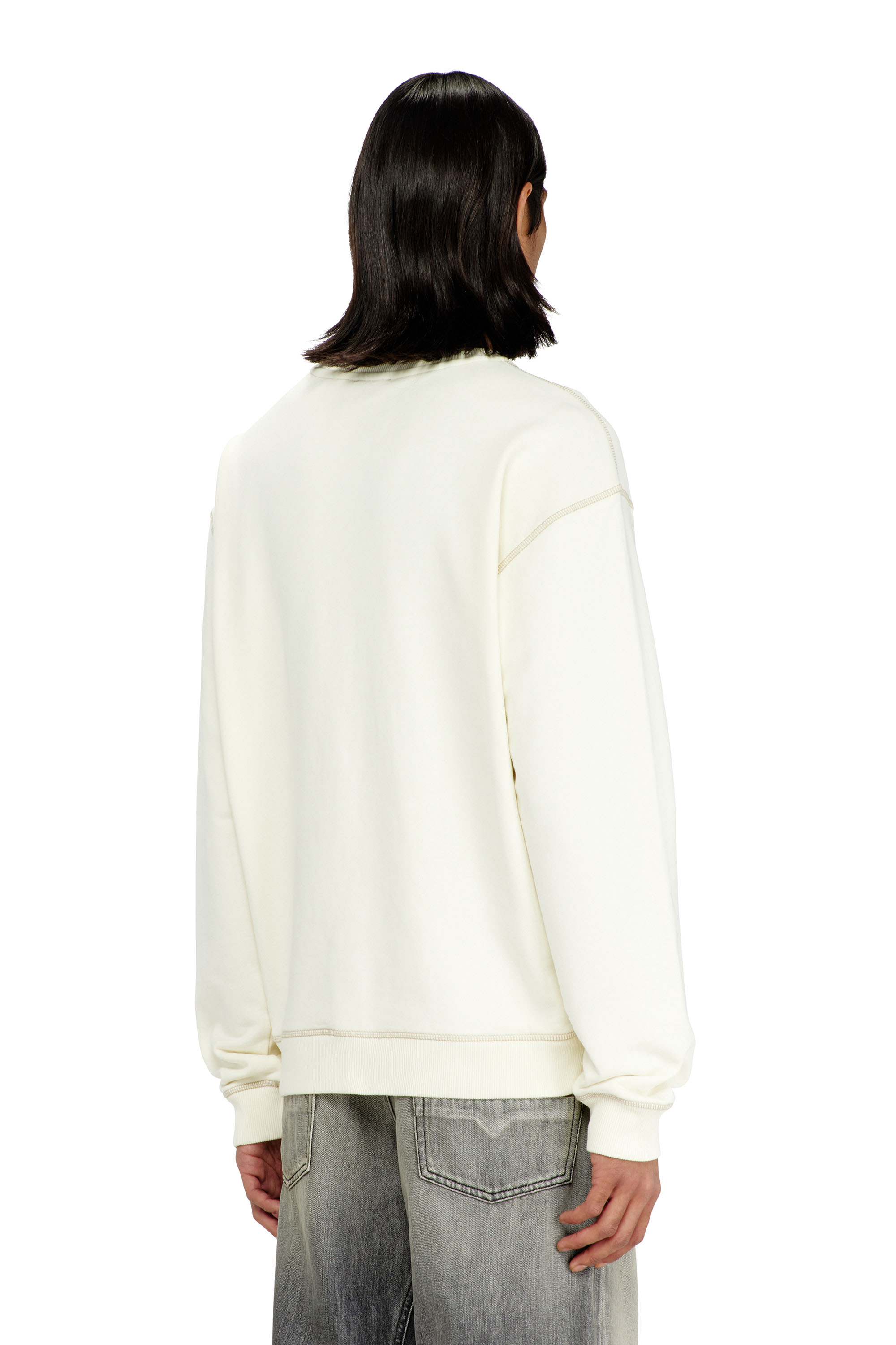 Diesel - S-NORM-AA3, Felpa con ricamo e stampa Uomo in ToBeDefined - 4