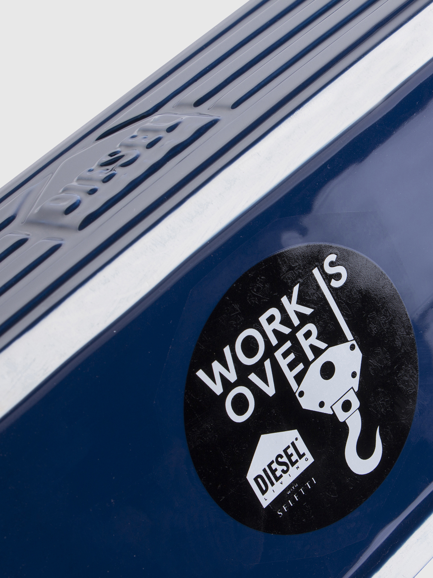 Diesel - 11056 WORK IS OVER, Unisex Werkzeugkoffer aus blauem Porzellan in Blau - 5