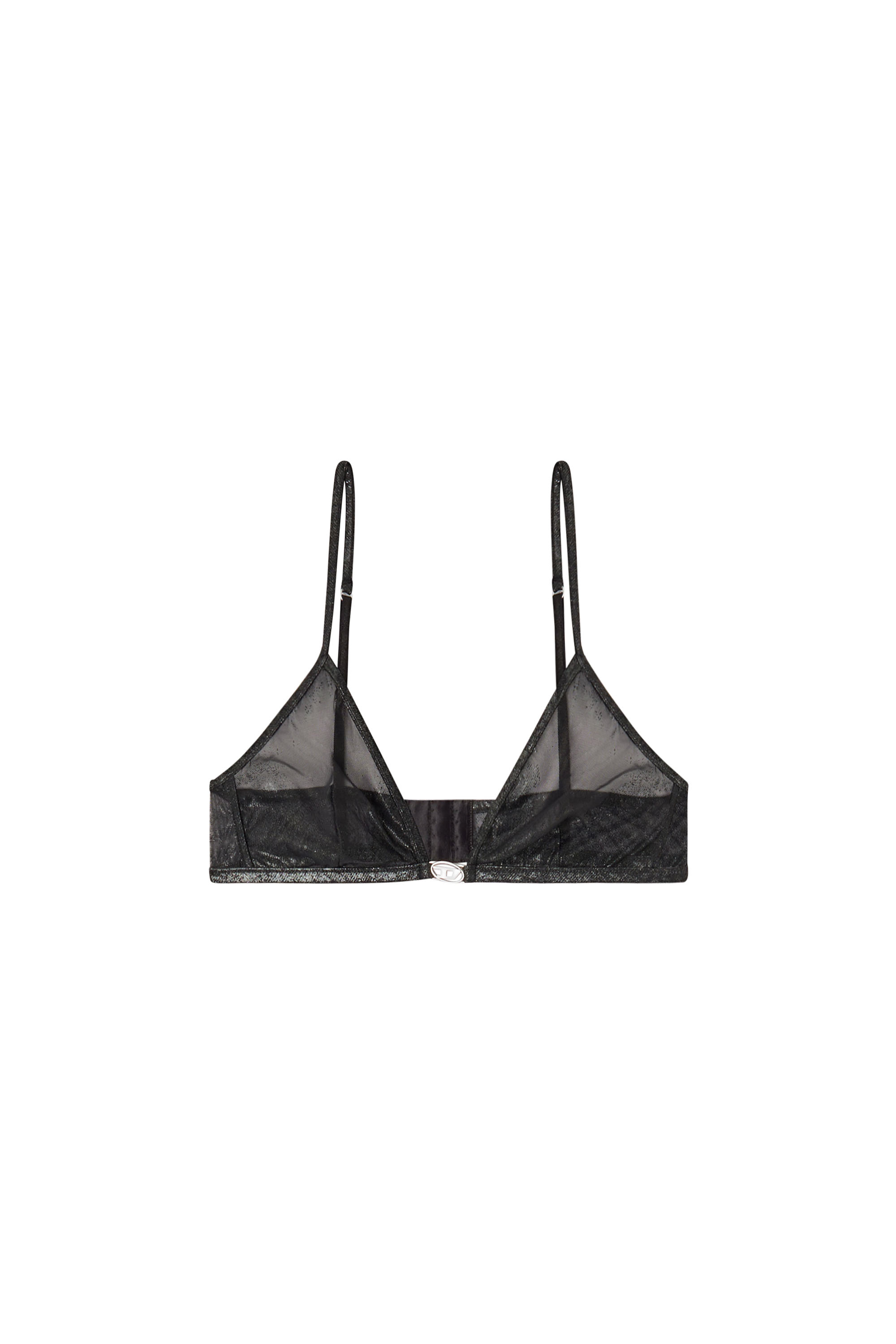 Diesel - LUNA-GFT, Reggiseno in nylon a triangolo Donna in Nero - 4