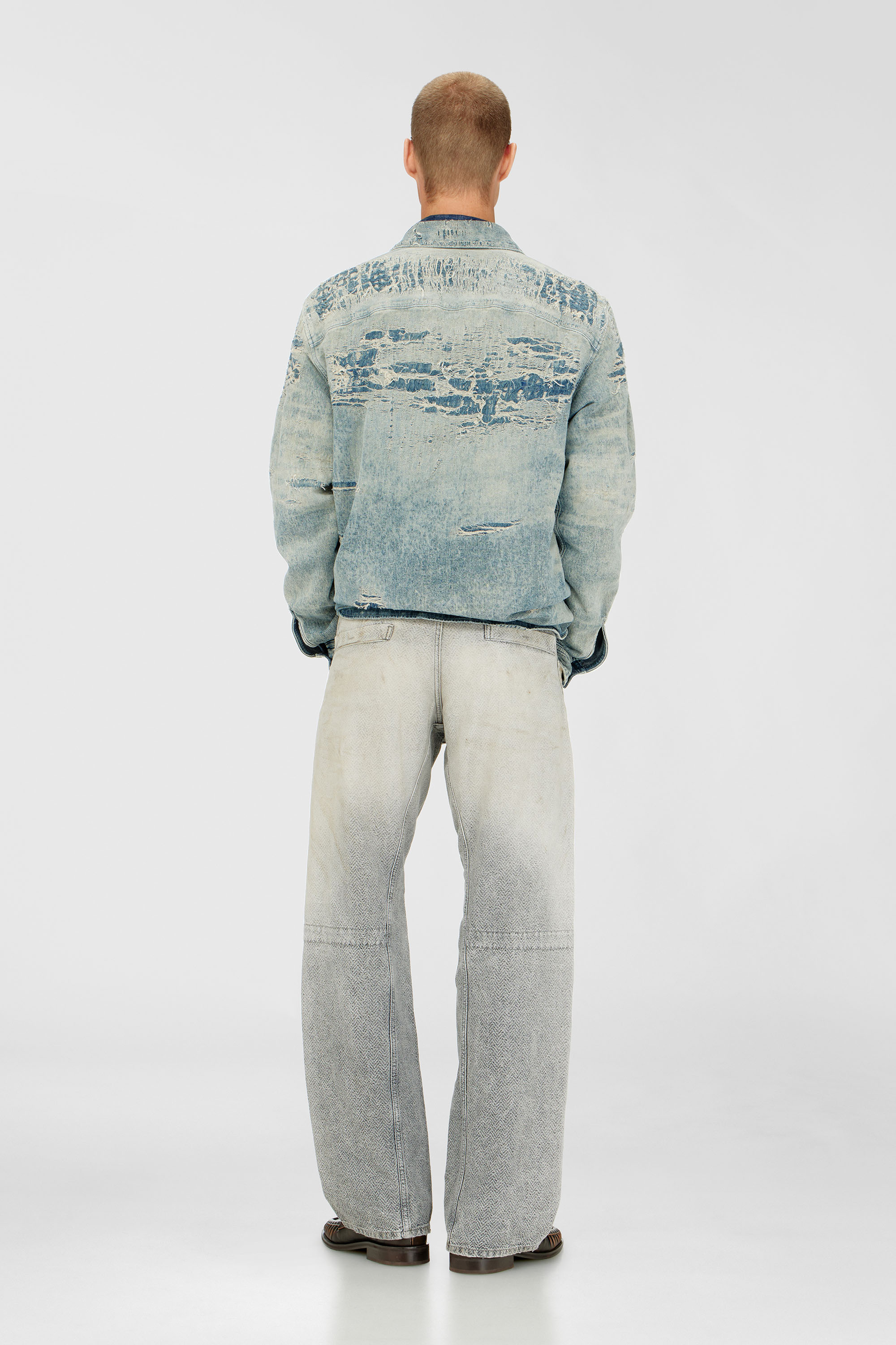 Diesel - Herren Relaxed Jeans D-Zeta 09Q11, Grau - 3