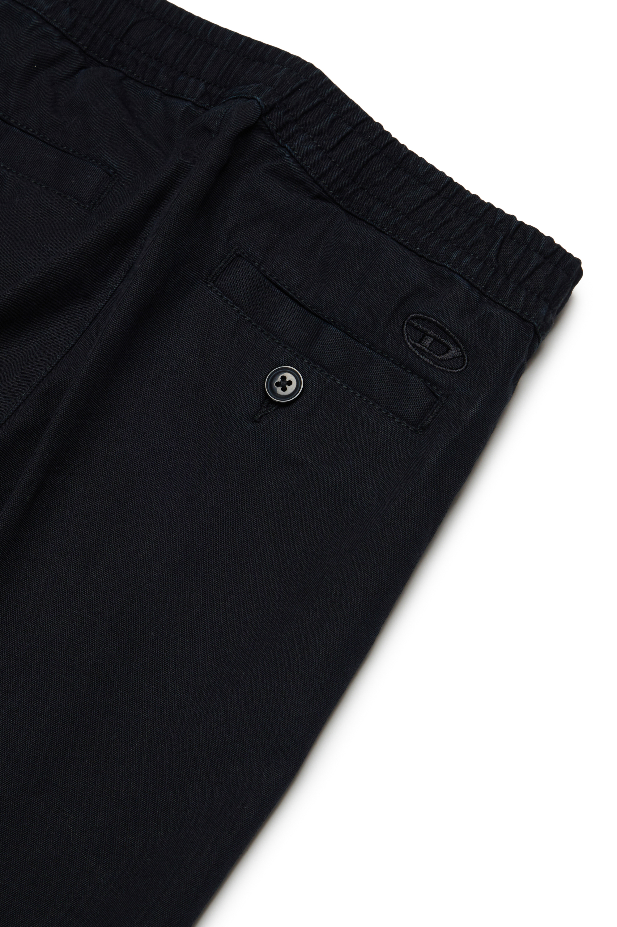 Diesel - PTINO, Uomo Pantaloni stile workwear con logo Oval D in Nero - Image 4