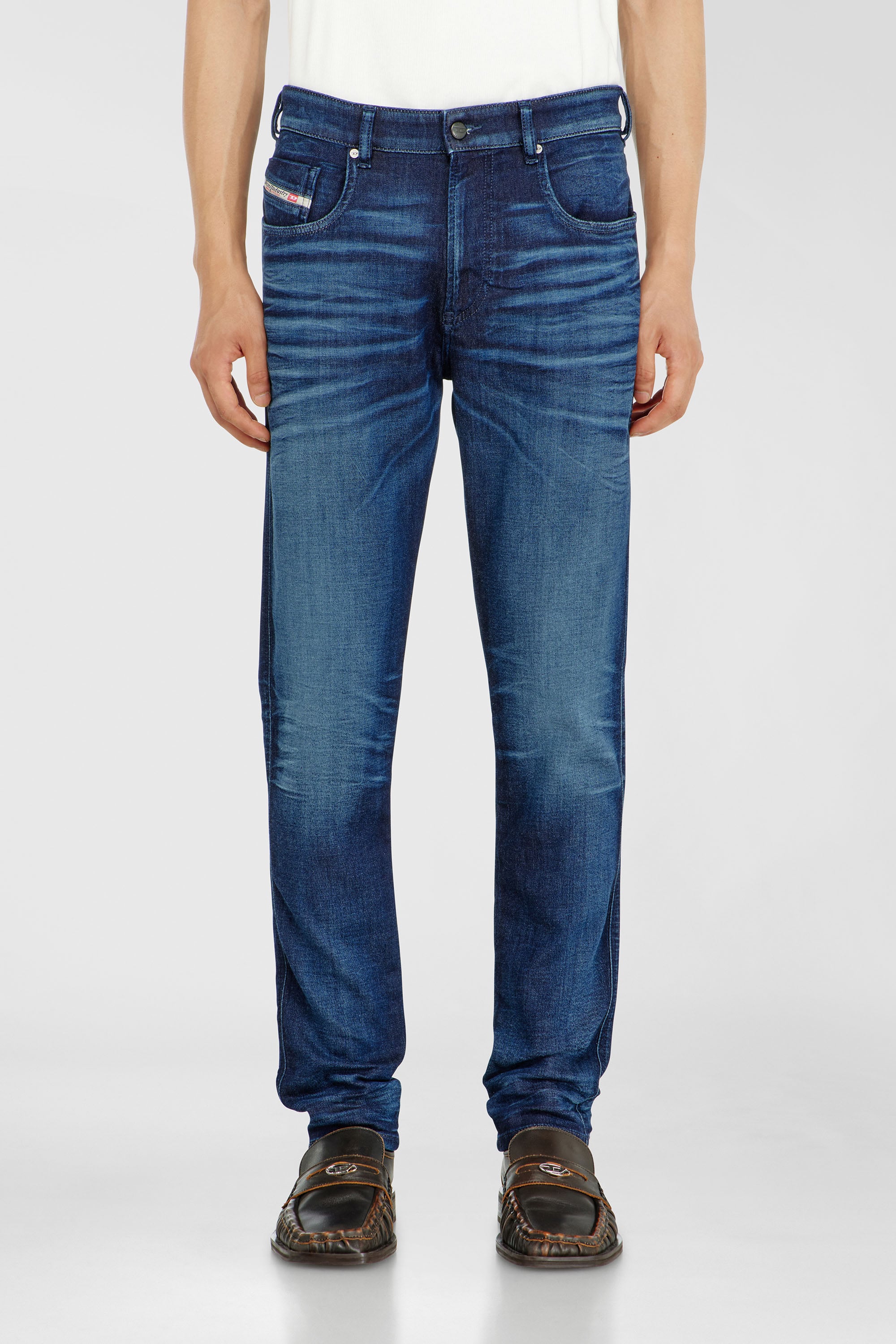 Diesel - Herren Slim 2062 D-Strukt Joggjeans&reg; 068WJ, Dunkelblau - 1
