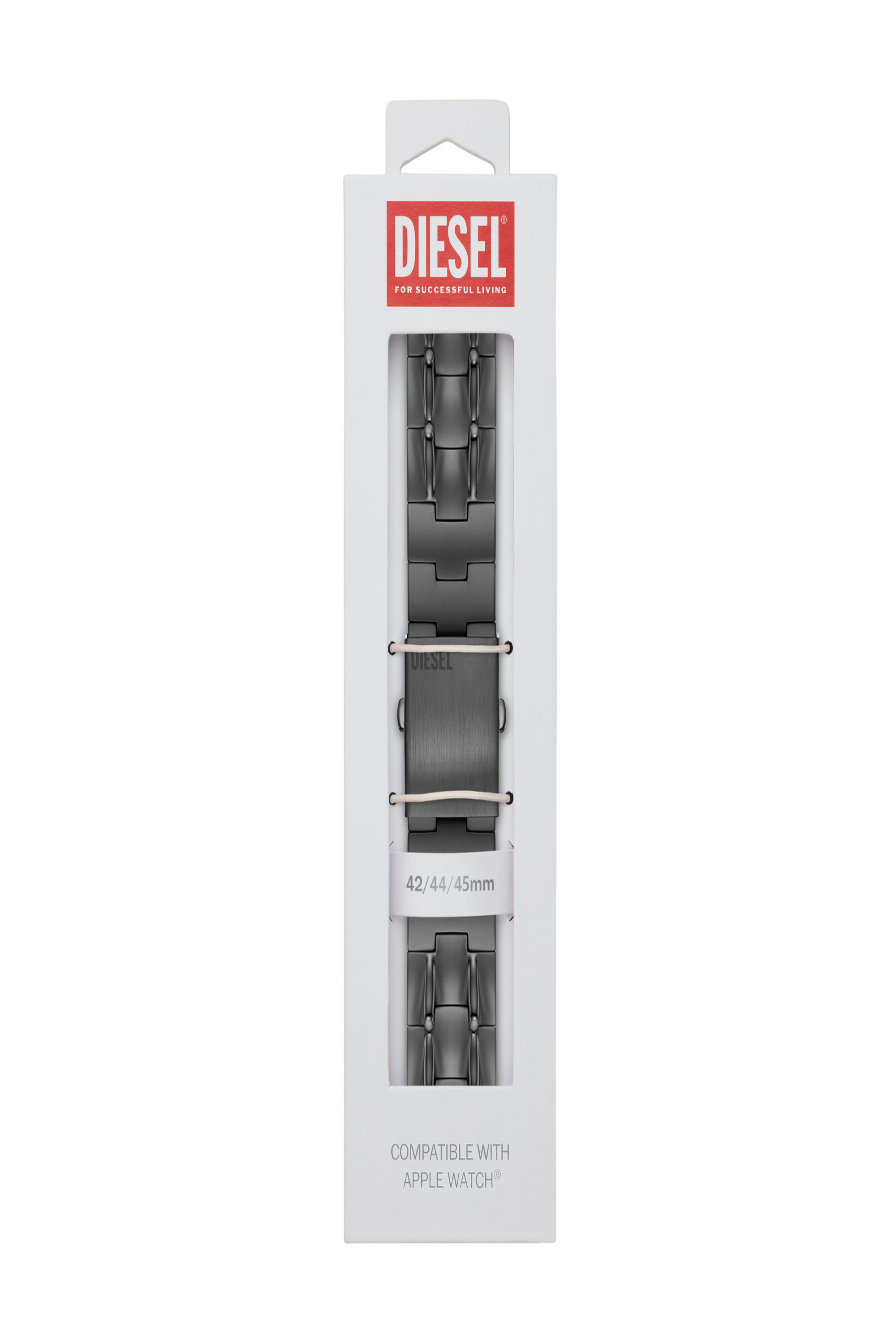 Diesel - DSS0015, Unisex Edelstahlband mit Apple Watch®, 42-mm, 44-mm, 45-mm in Grau - 2