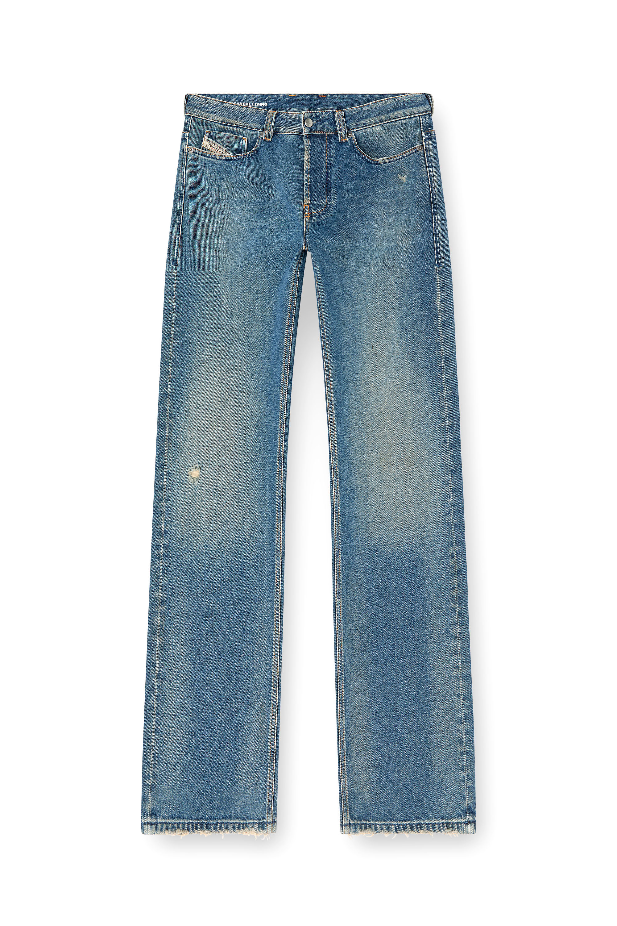 Relaxed Jeans 1980 D-Eeper 09J79, Blu medio Diesel - Relaxed Jeans 1980 D-Eeper 09J79 Uomo, Blu medio - Image 2