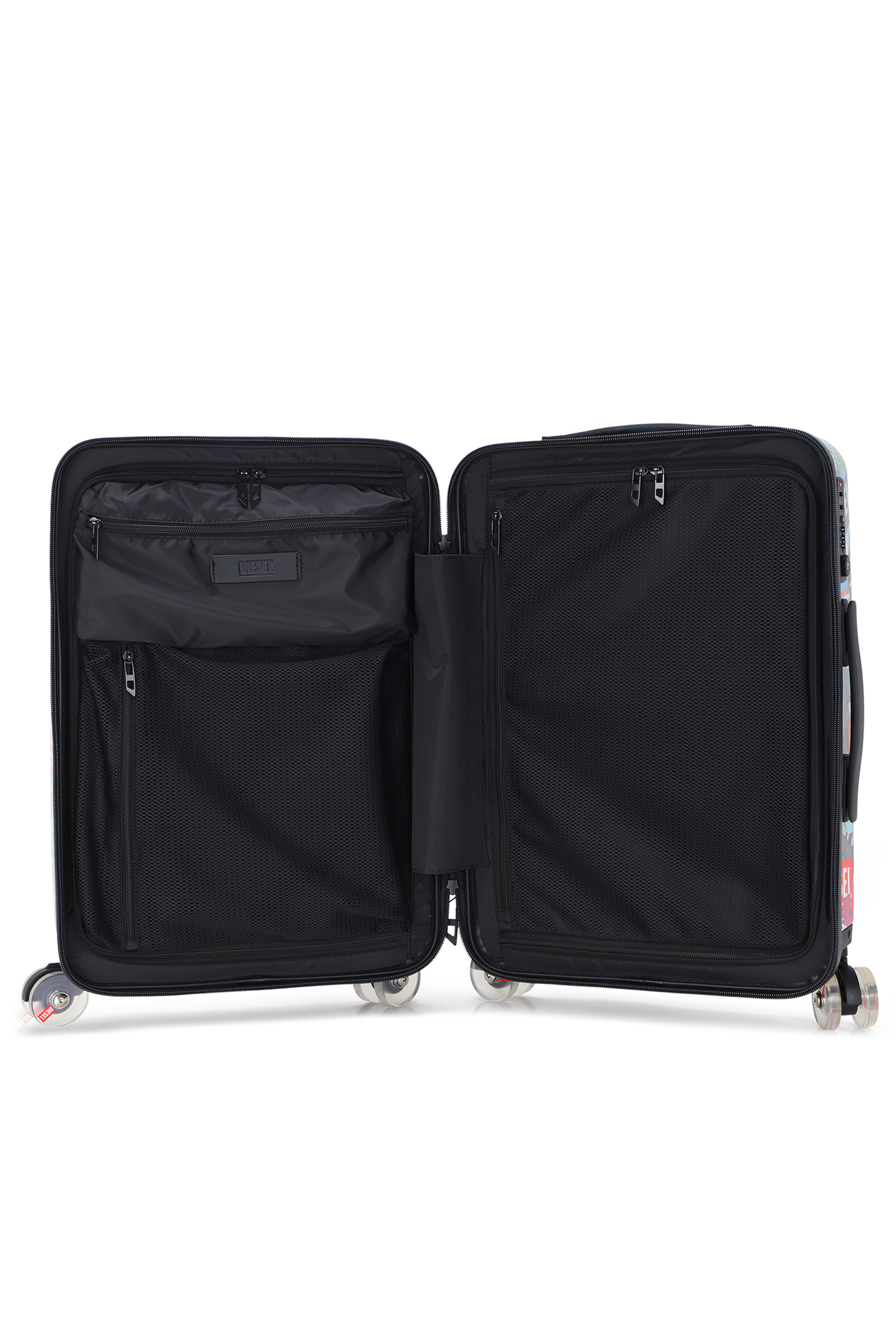 Diesel - DIESEL PC PRINTED TROLLEY-STICKERS- DSL0, Valigia stile sticker taglia S Unisex in Multicolor - 4