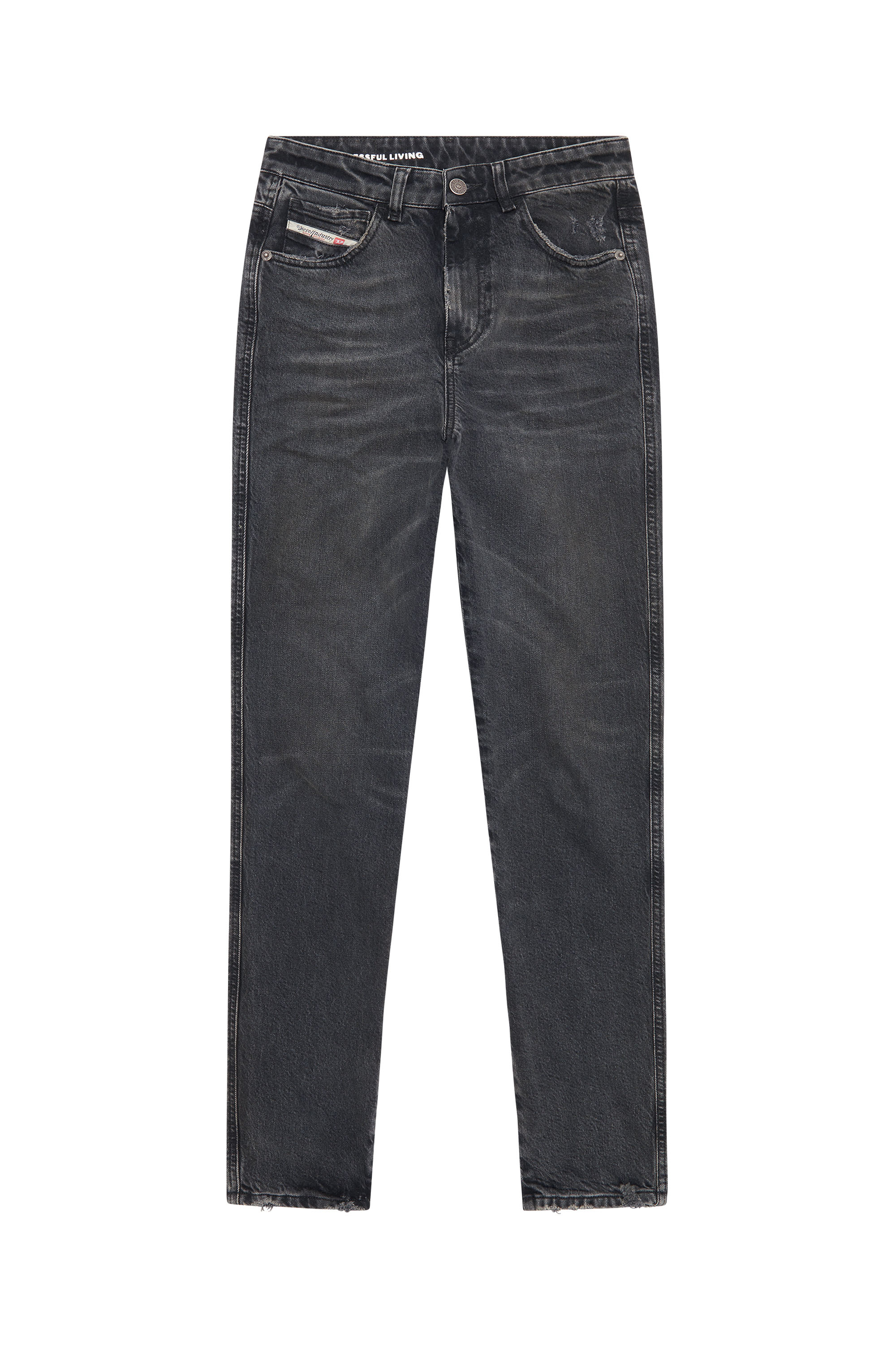 Diesel - 1994 09E78 Straight Jeans, Schwarz/Dunkelgrau - Image 5