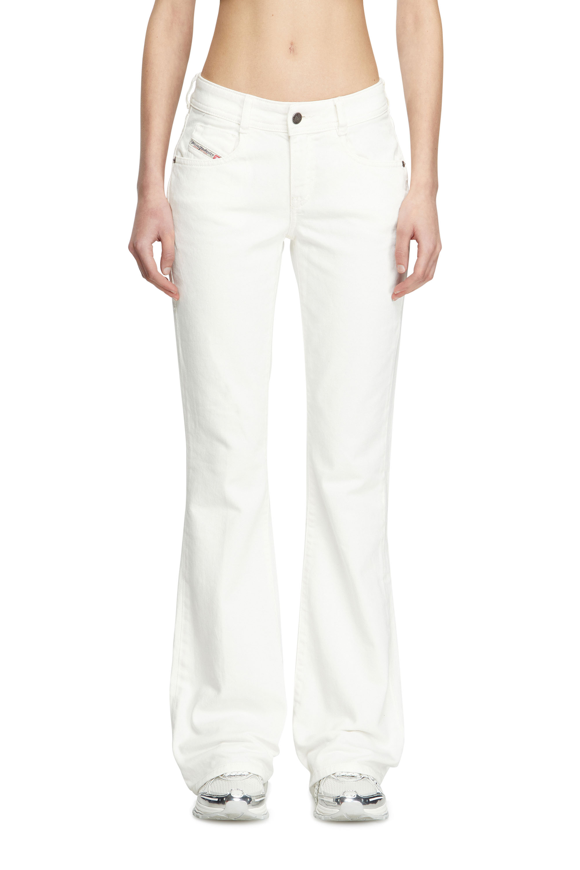 Diesel - Bootcut Jeans 1969 D-Ebbey 09D63 Donna, Bianco - Image 1