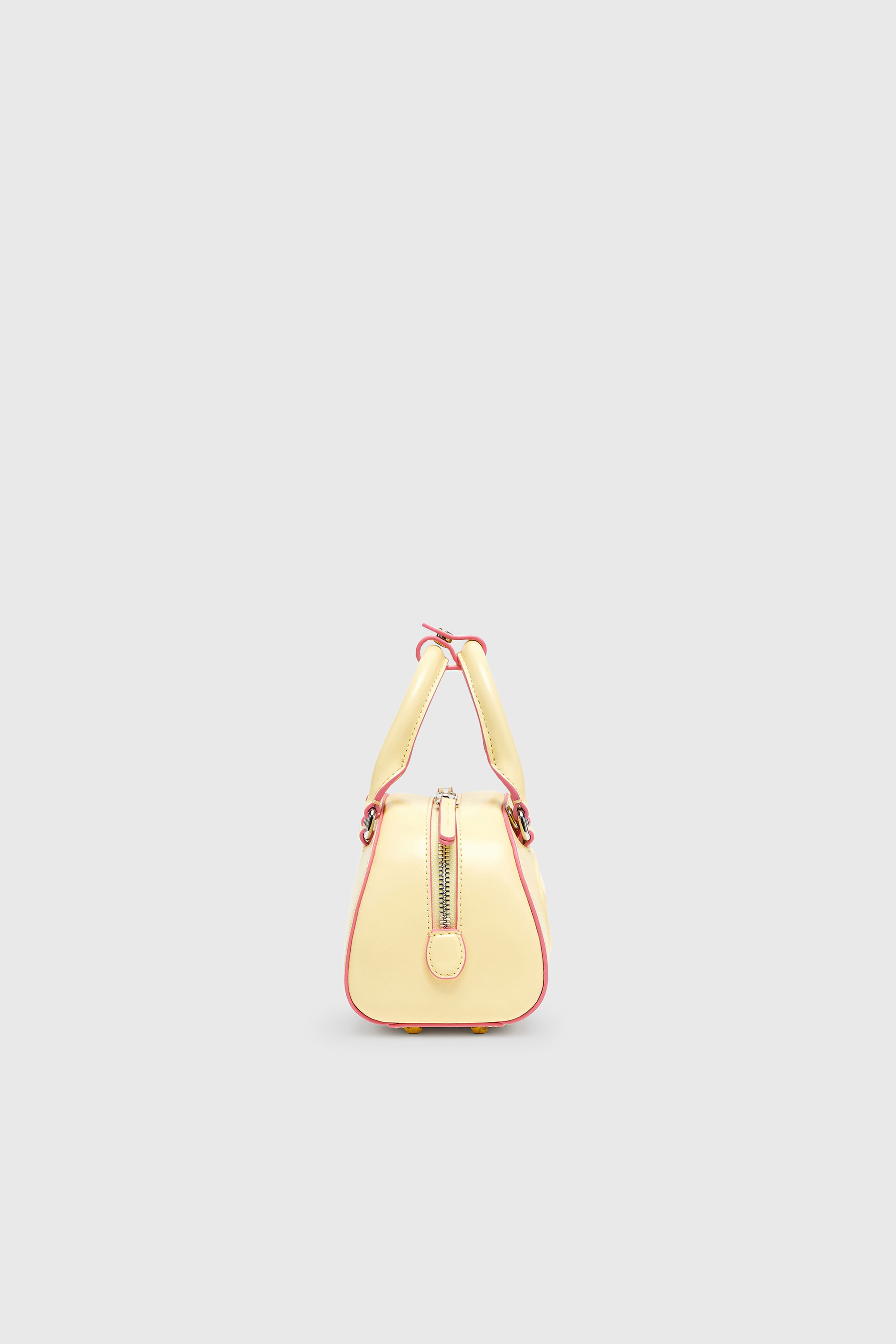 Diesel - 1DR DOME CROSSBODY, 1DR Dome-Borsa bowling piccola in pelle Donna in Giallo - 5