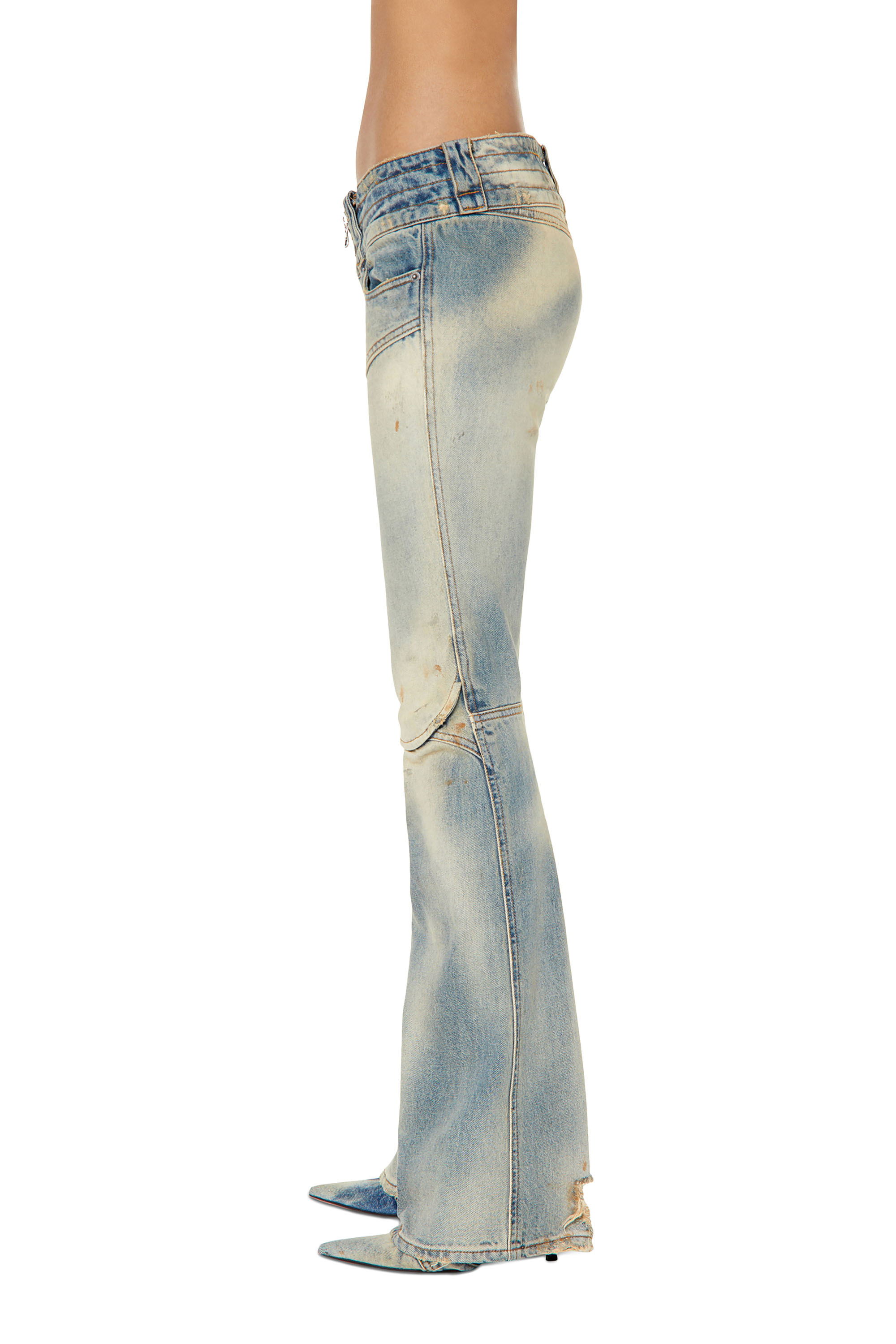 Diesel - Bootcut and Flare Jeans Belthy 0ENAF, Bleu Clair - Image 4