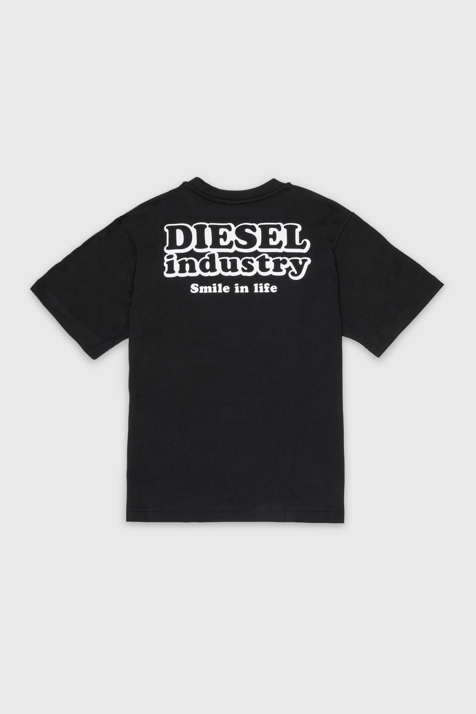Diesel - TLODIM OVER, T-shirt avec imprim&eacute; Diesel Industry Homme in Noir - 2