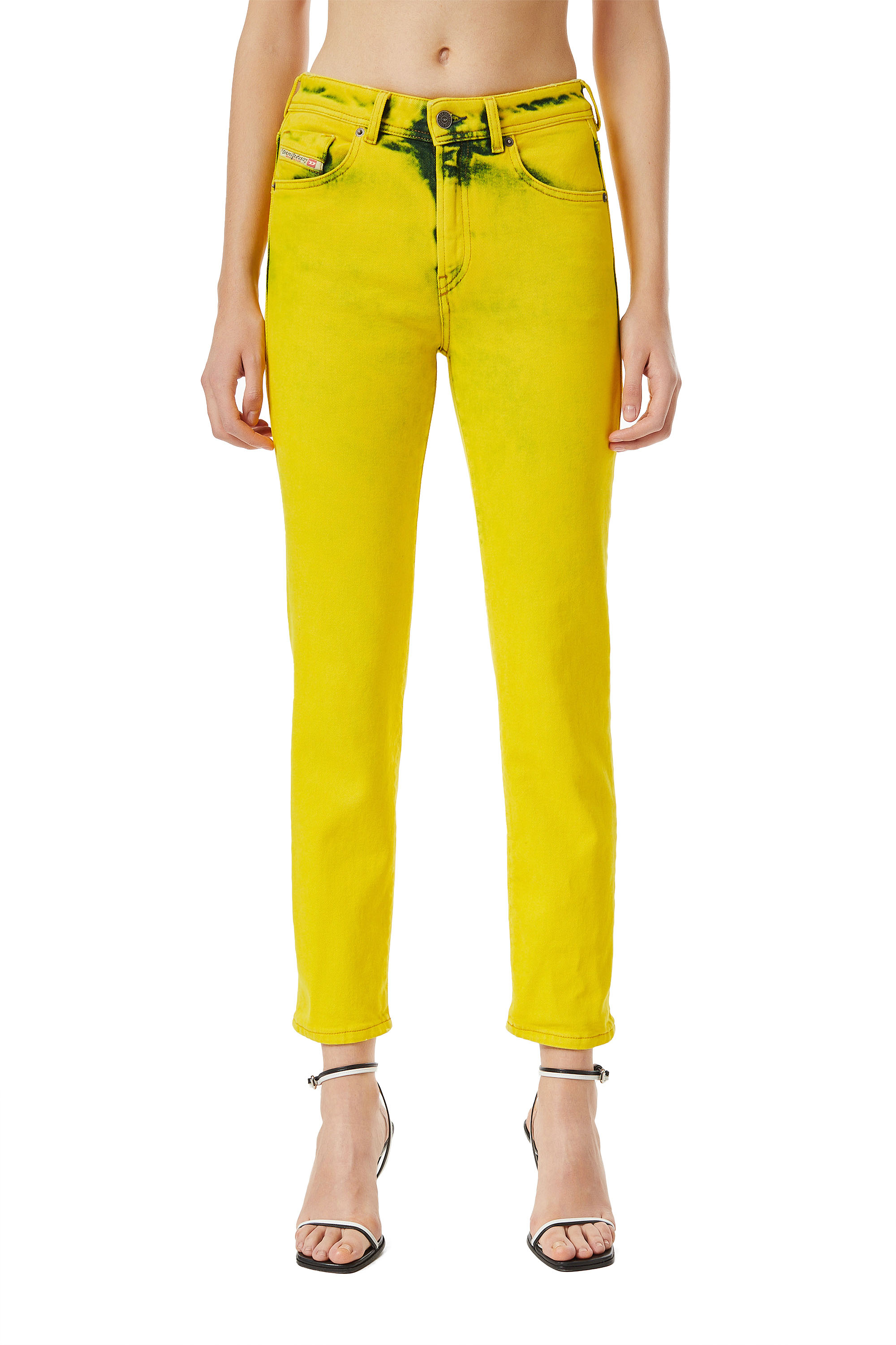 Diesel - 2004 09C95 Tapered Jeans, Giallo - Image 1