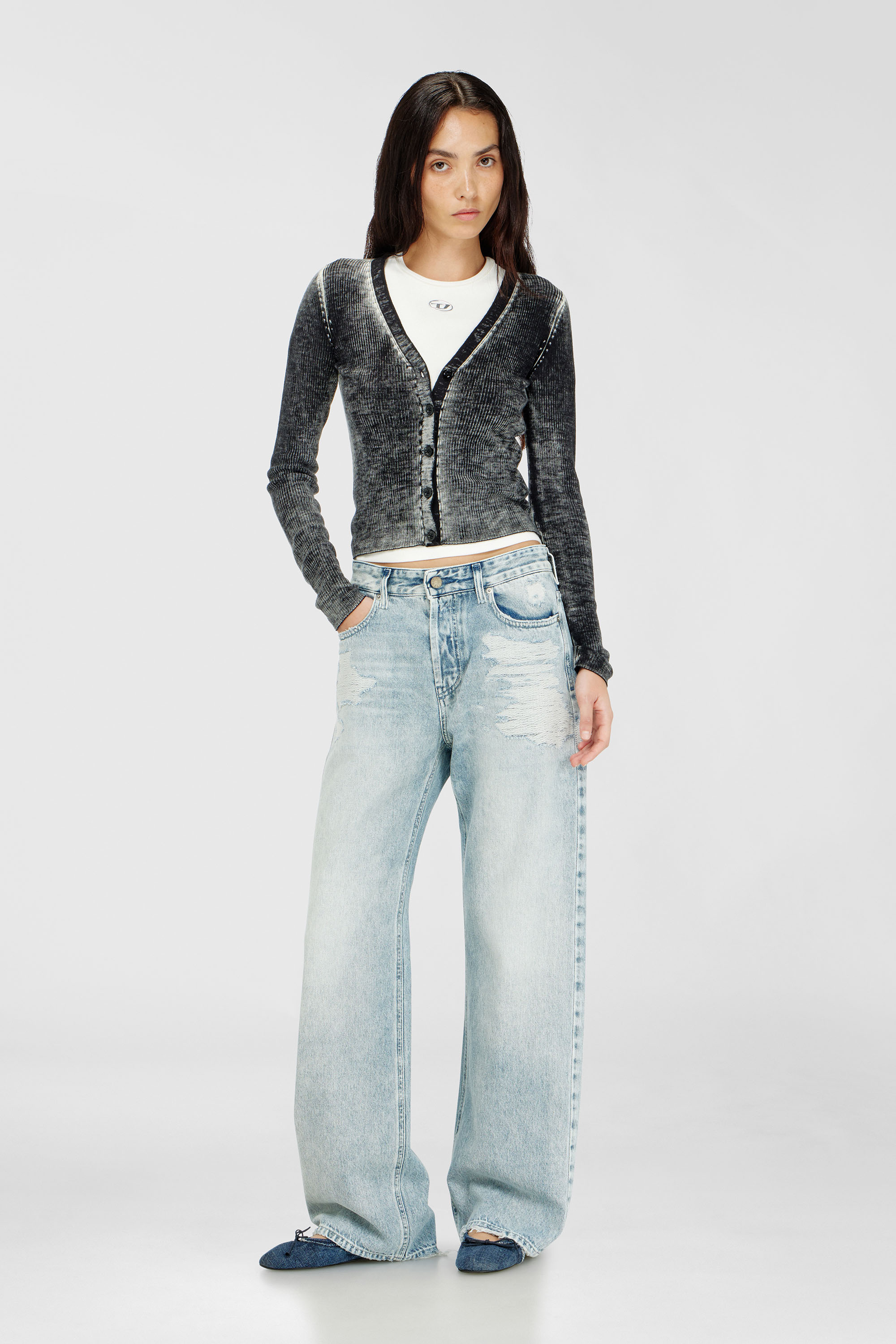 Diesel - Damen Relaxed Jeans 1990 D-Waigee 09R51, null - 1
