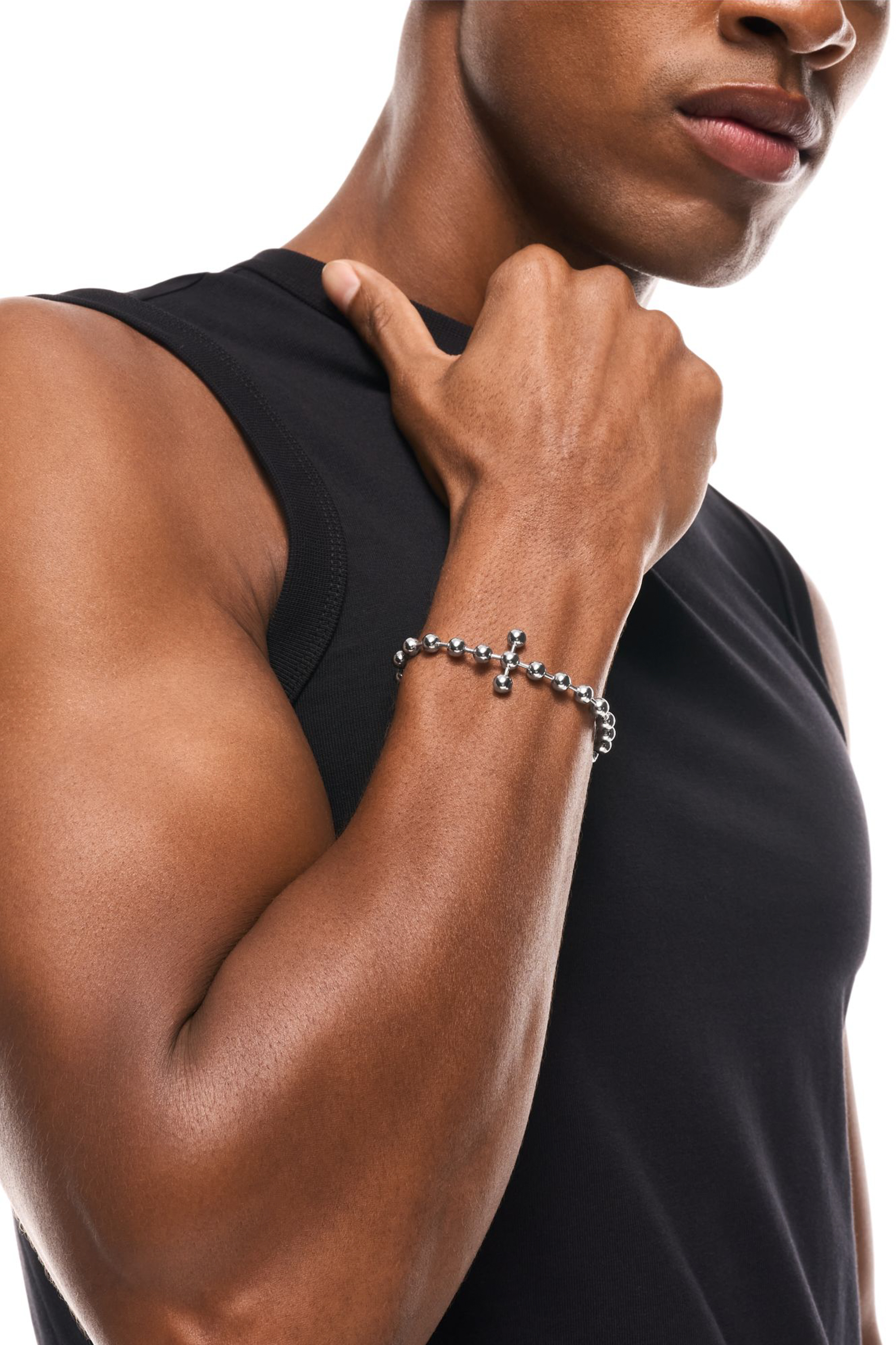 Diesel - DX167540 JEWELLERY, Bracciale a catena in acciaio inox Unisex in Argento - 3