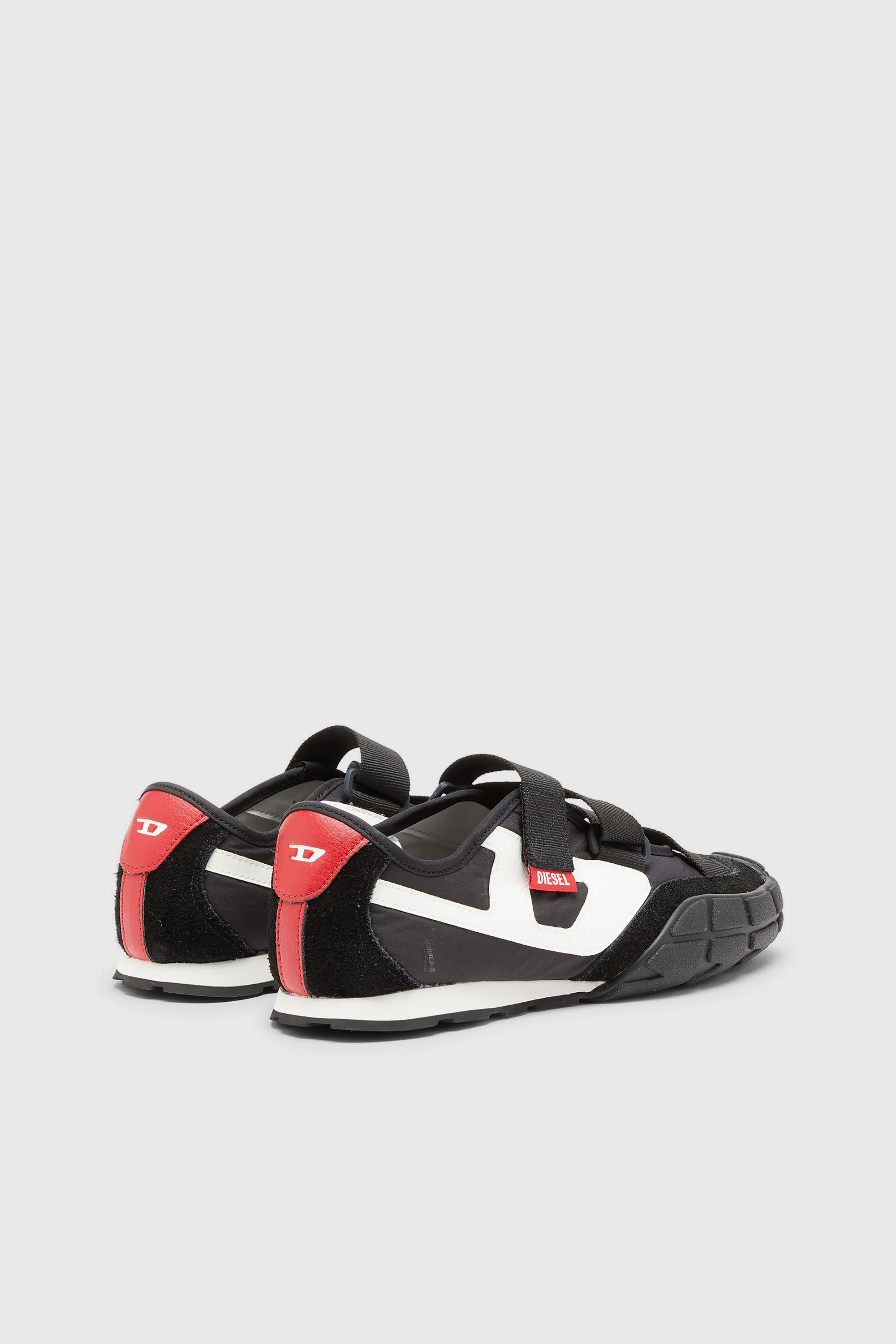 Diesel - S-PAGODHA SLIP-ON W, Damen S-Pagodha-Schn&uuml;rsenkel-Freie Sneakers aus Ripstop mit Riemen in Schwarz/Wei&szlig; - 3