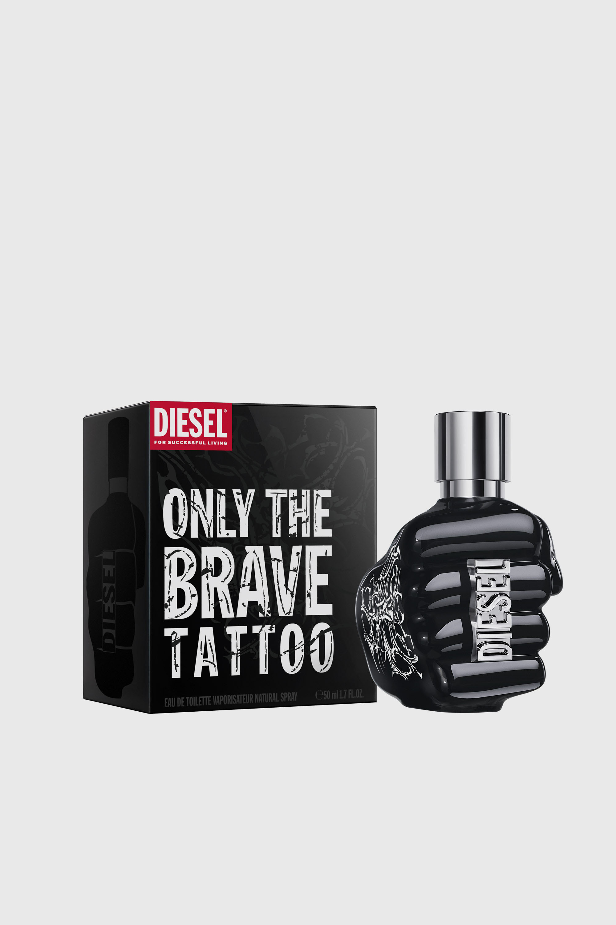 Diesel - ONLY THE BRAVE TATTOO 50 ML, Only The Brave Tattoo 50ml, Eau de Toilette Homme in Noir - 2