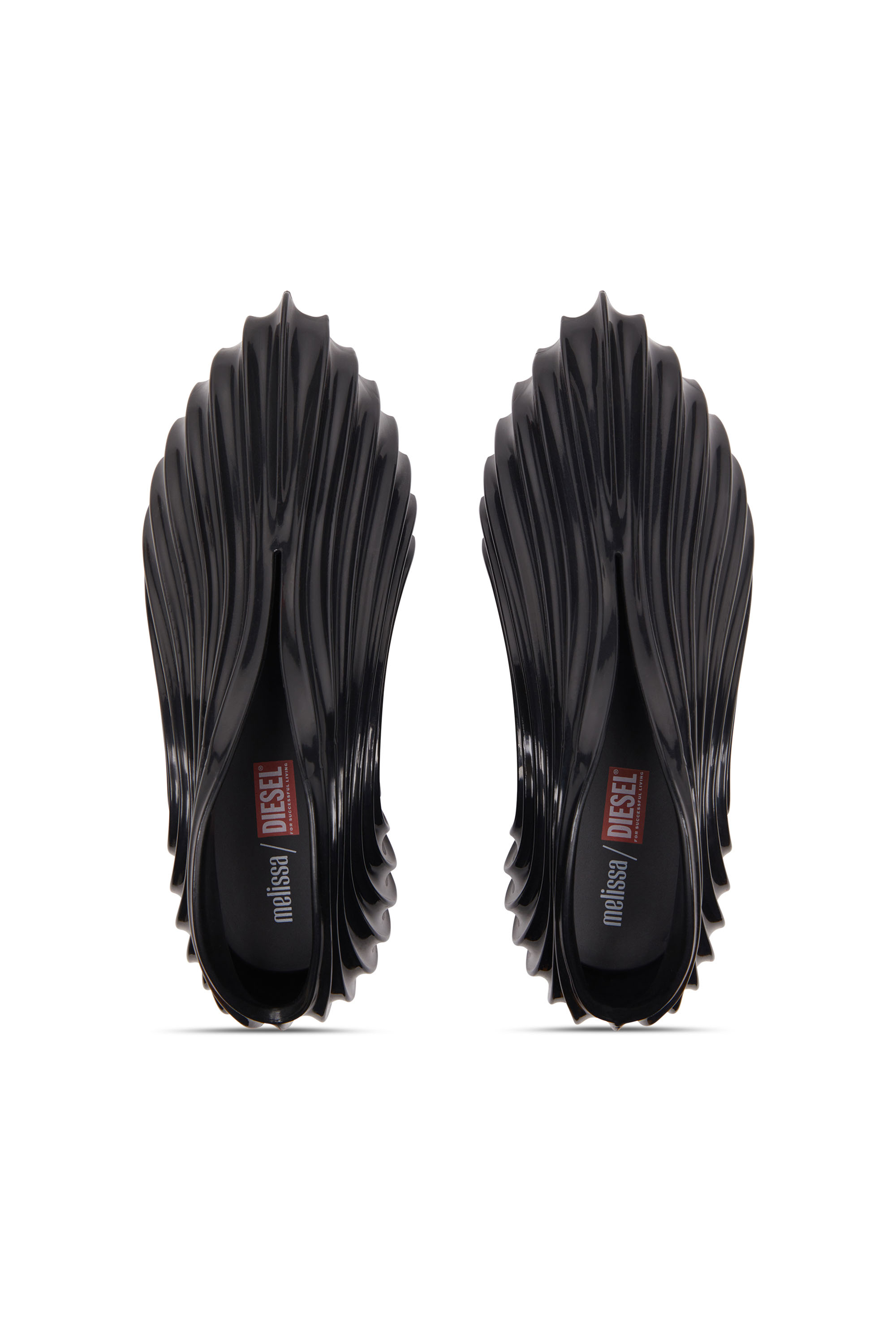 MELISSA QUANTUM SNEAKERS X, Noir Diesel - MELISSA QUANTUM SNEAKERS X, Sneaker sans lacets en Melflex® Mixte in Noir - 4