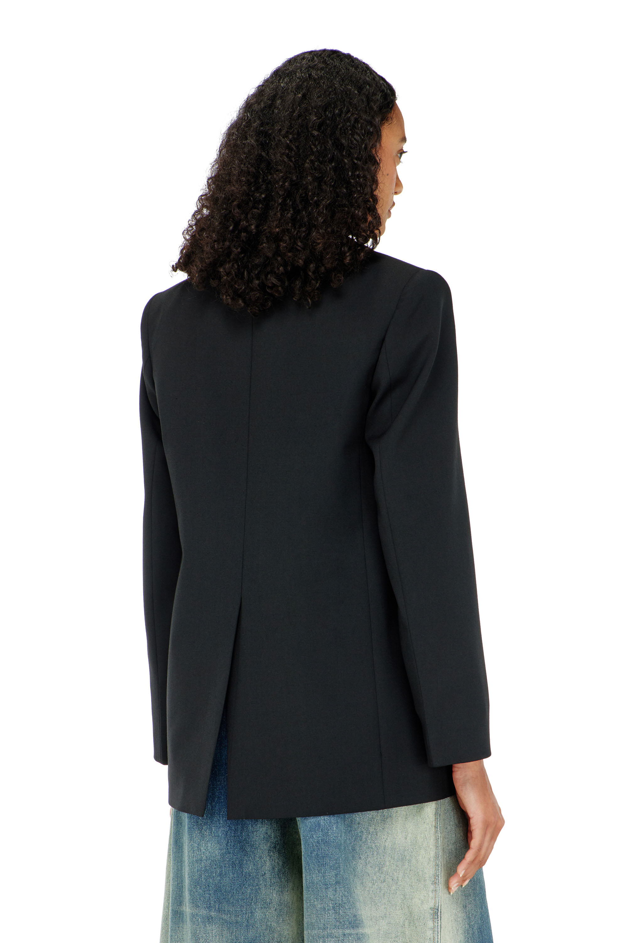 Diesel - G-KESS-R1, Blazer en m&eacute;lange de laine Femme in Noir - 4
