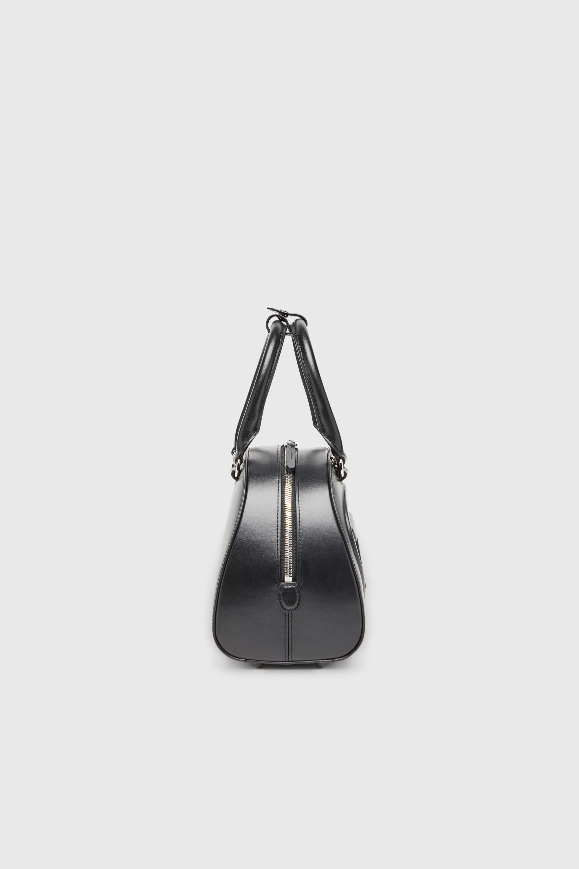 Diesel - 1DR DOME TOP HANDLE, 1DR Dome-Sac bowling en cuir Femme in Noir - 5
