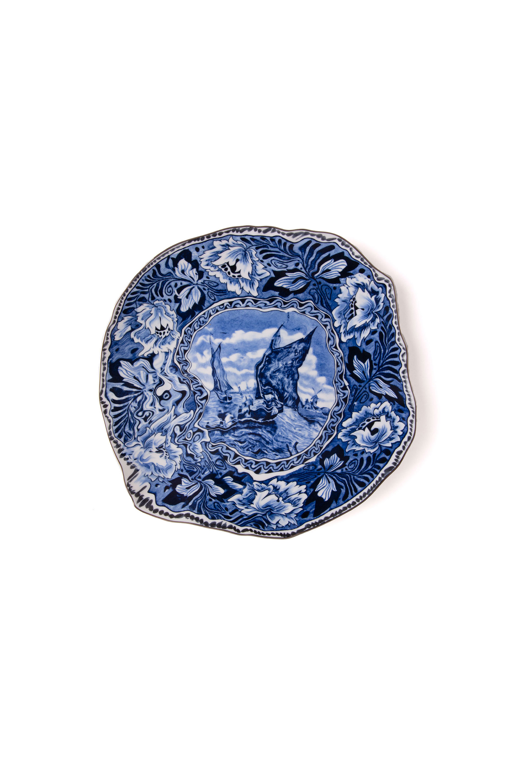 Diesel - 11204 PORCELAIN DINNER PLATE "CLASSIC ON, Piatto piano in porcellana Unisex in Multicolor - 1