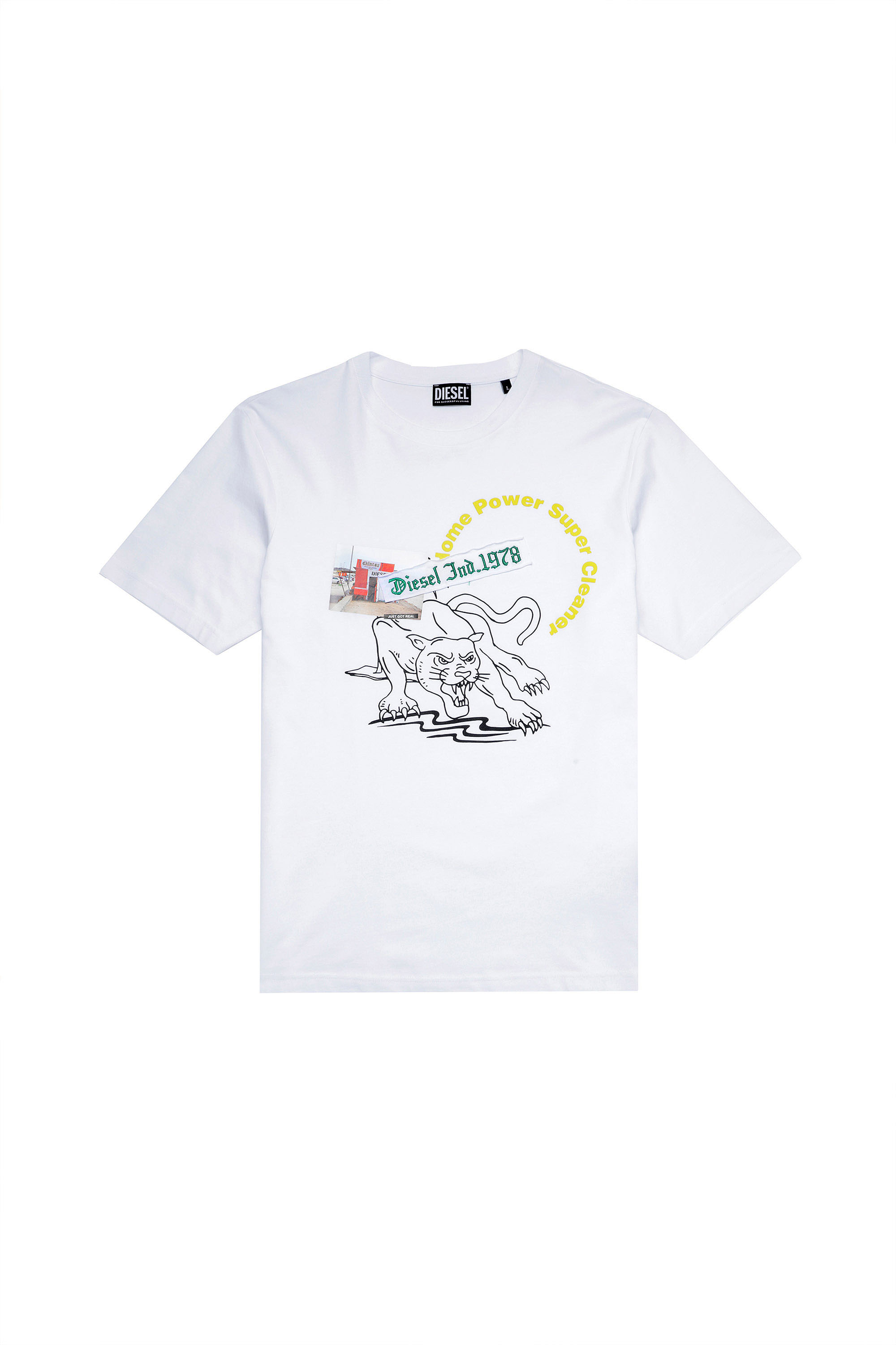 T-JUST-B60, Bianco - T-Shirts