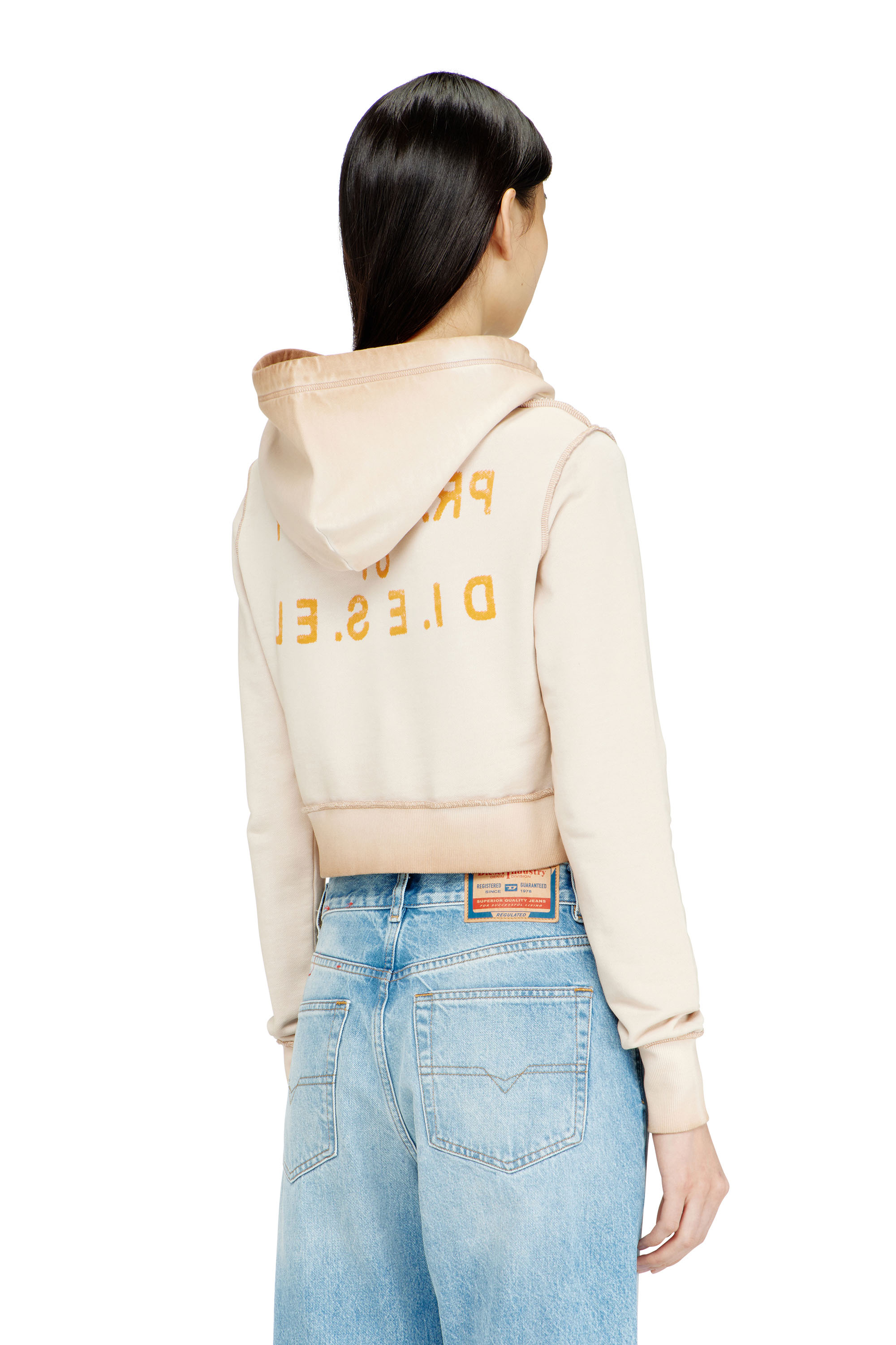 Diesel - F-SLIMMY-HOOD-S1, Sweat &agrave; capuche avec imprim&eacute; et appliqu&eacute; D Femme in ToBeDefined - 4