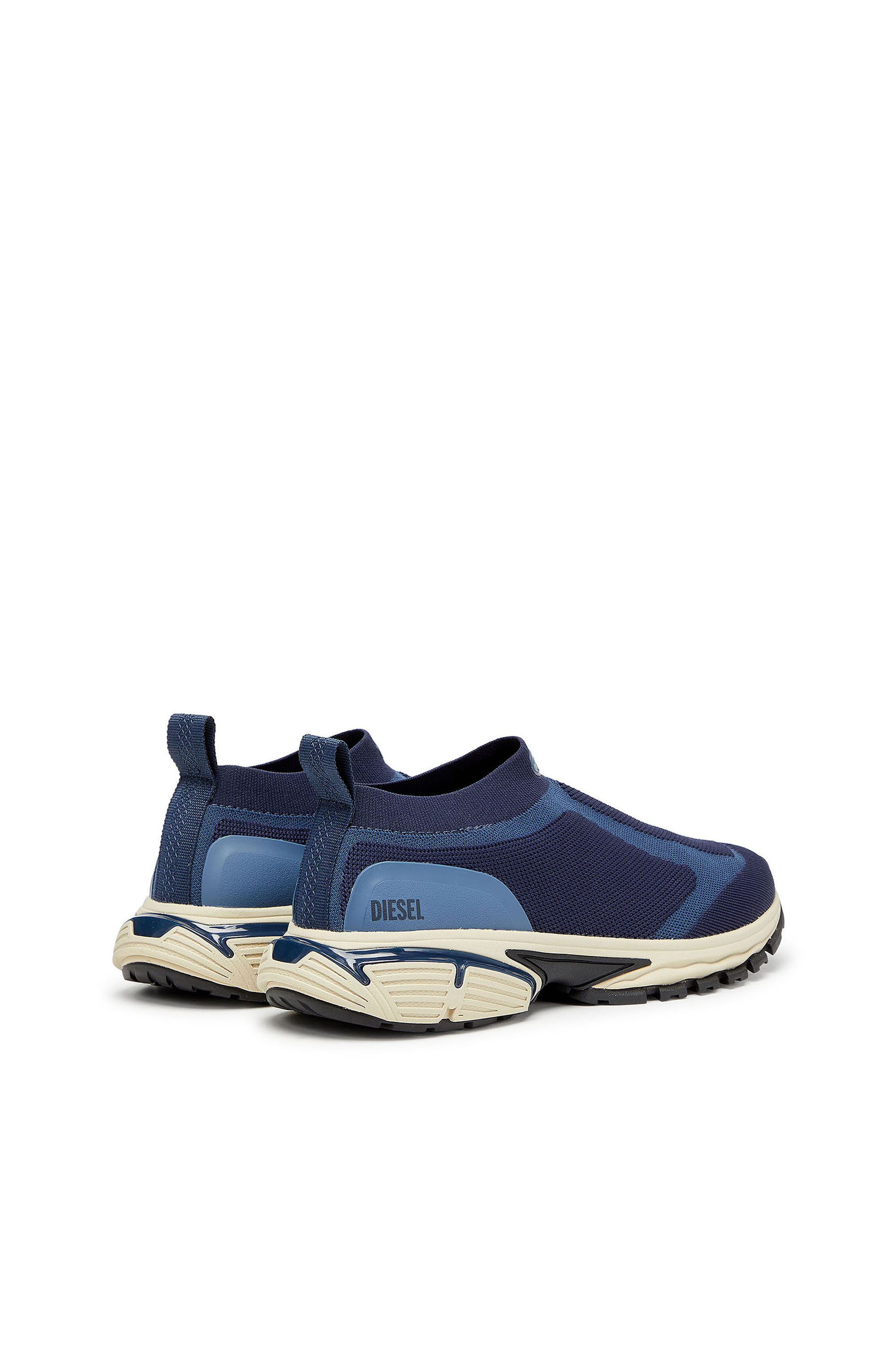 Diesel - S-PRO-V-DENSE-SOCKS, Herren Pro-V-Dense-Slip-on-Strick-Sockenturnschuhe in Blau - 3