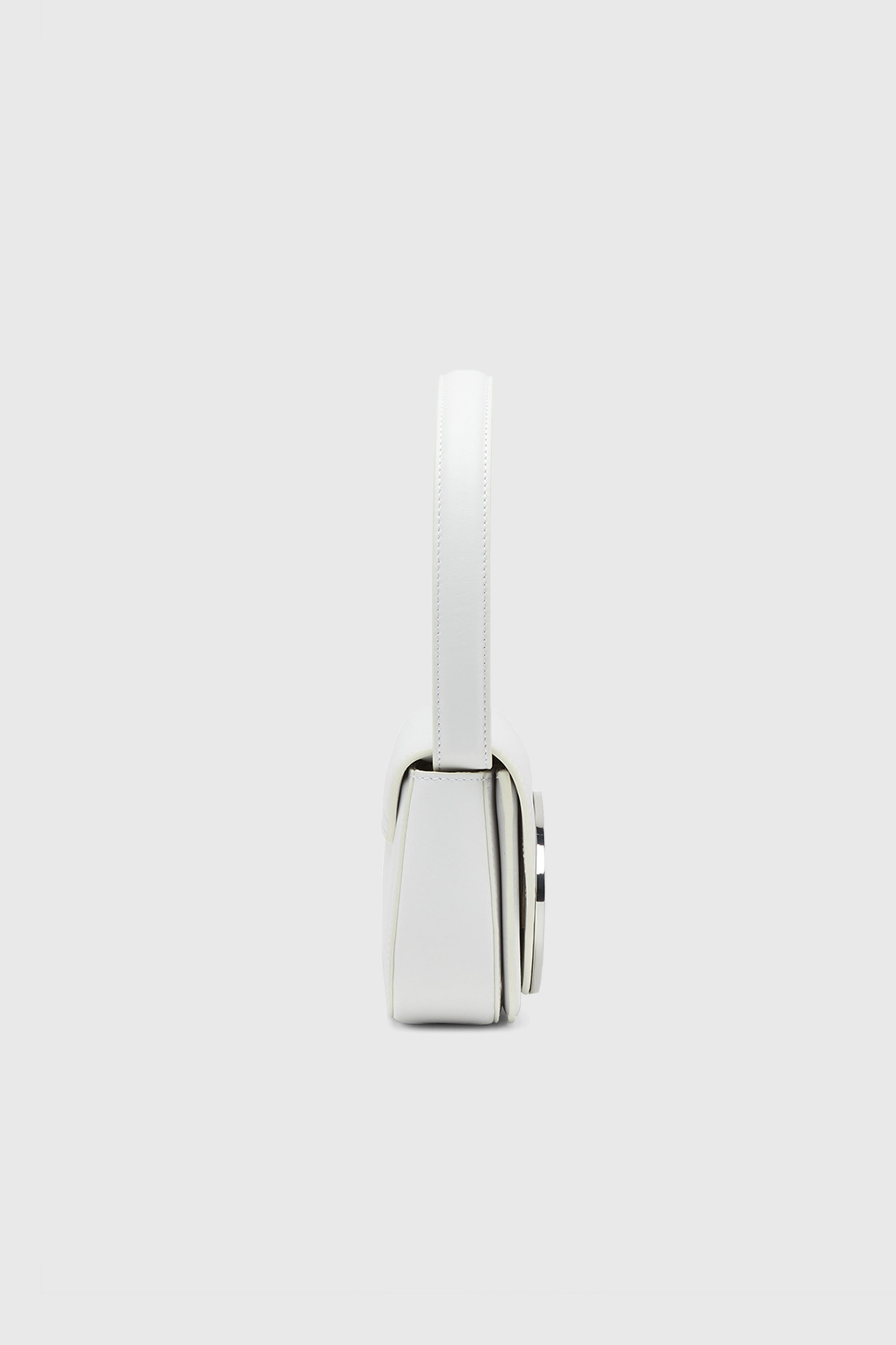Diesel - 1DR, 1DR-Sac iconique &agrave; bandouli&egrave;re en cuir nappa Femme in Blanc - 5