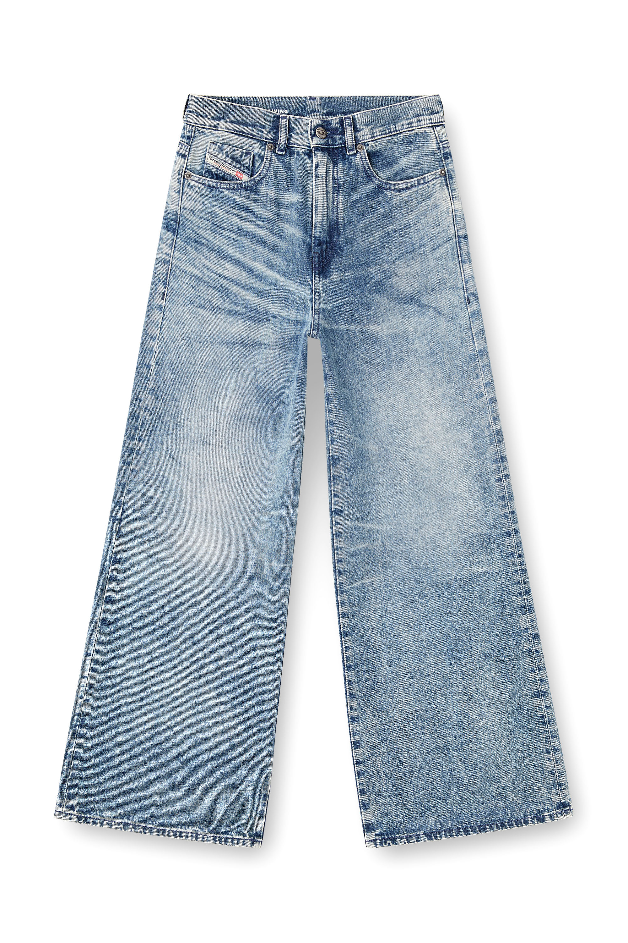 Diesel - Flare Jeans 1978 D-Akemi 007DA Donna, Blu Chiaro - Image 2