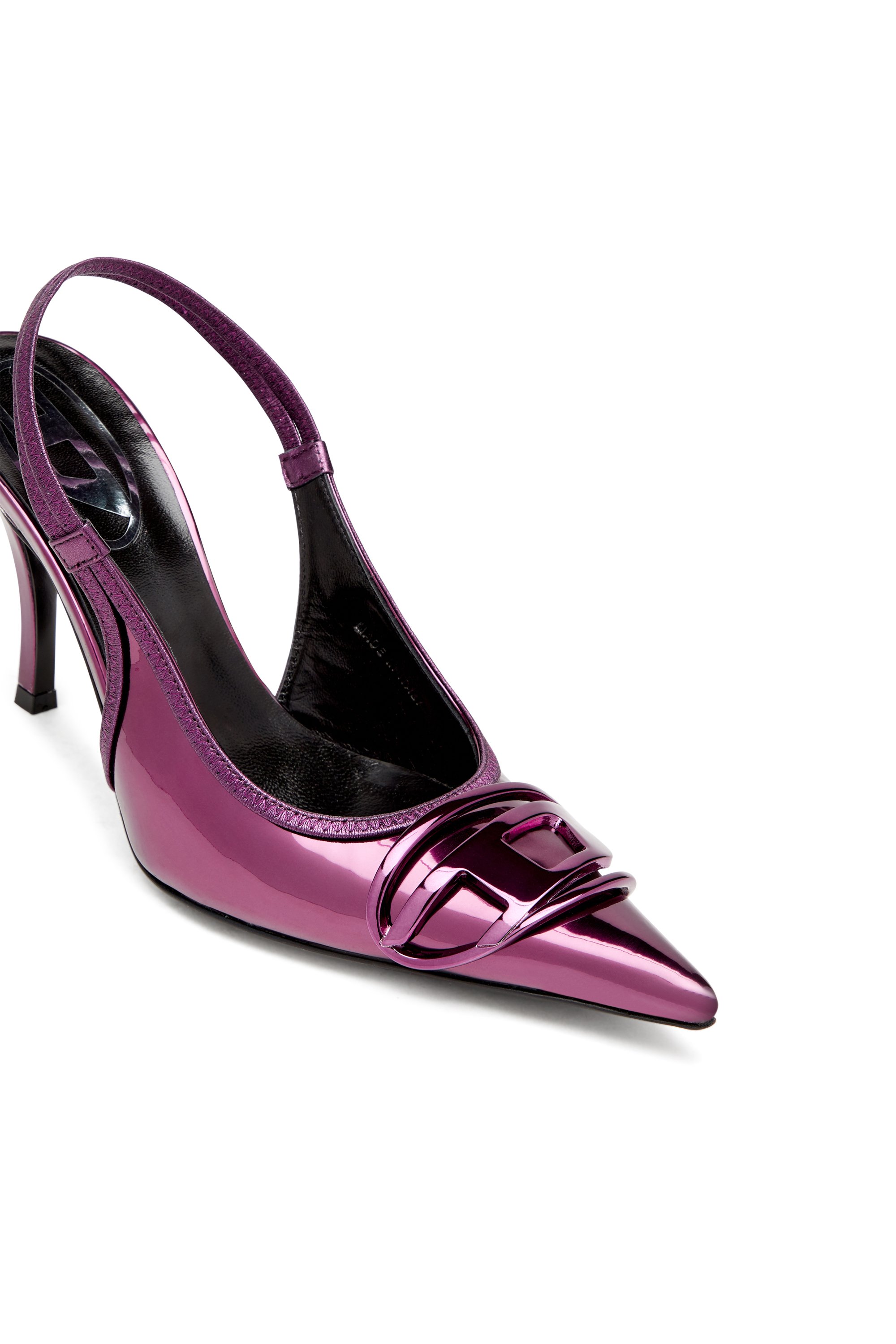 Diesel - D-VENUS SB, D-Venus-Pump con effetto specchiato Donna in Viola - 5