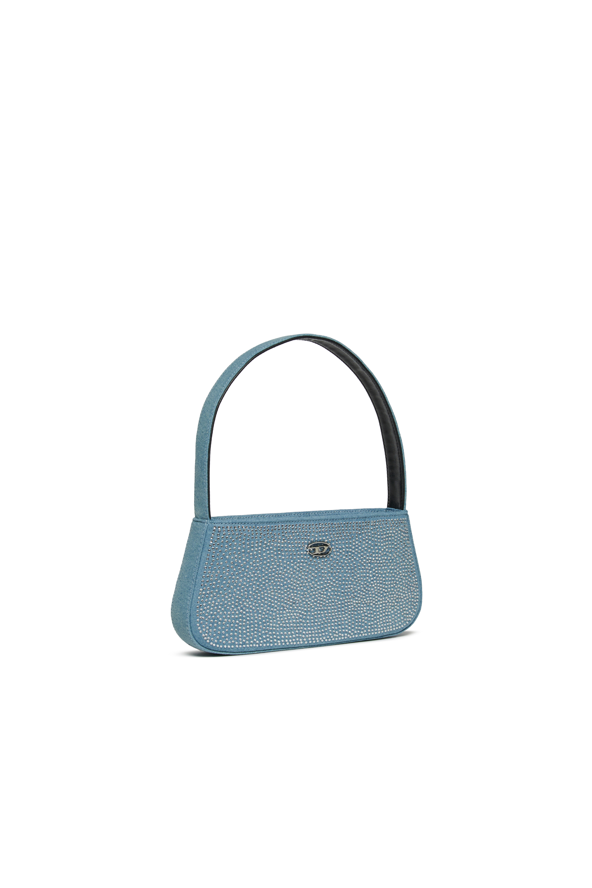 Diesel - WJULIE, WJulie - Borsa in cotone con strass Donna in Blu - 3