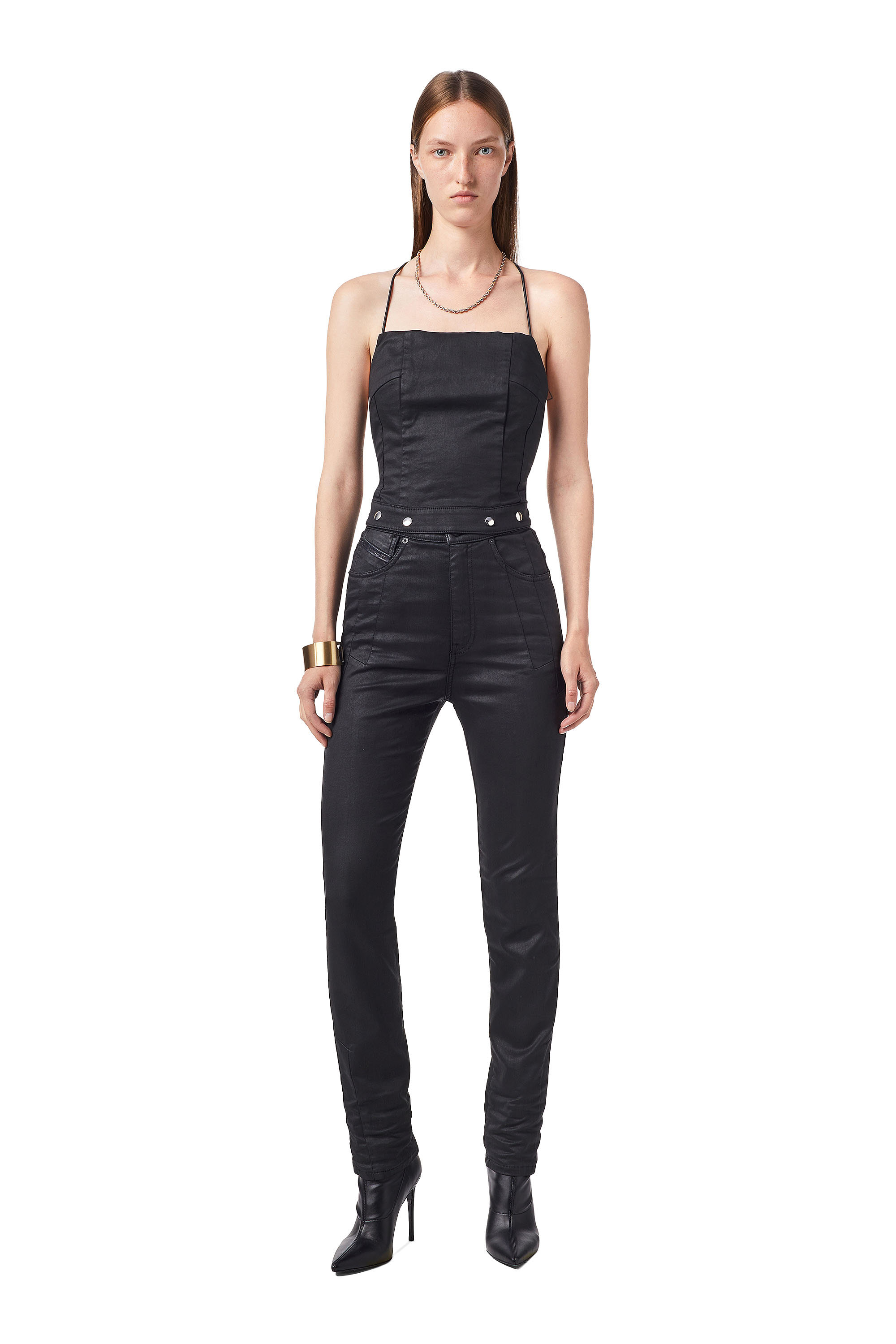 D-SLING-SP JOGGJEANS, Nero/Grigio scuro - Tute e Salopette