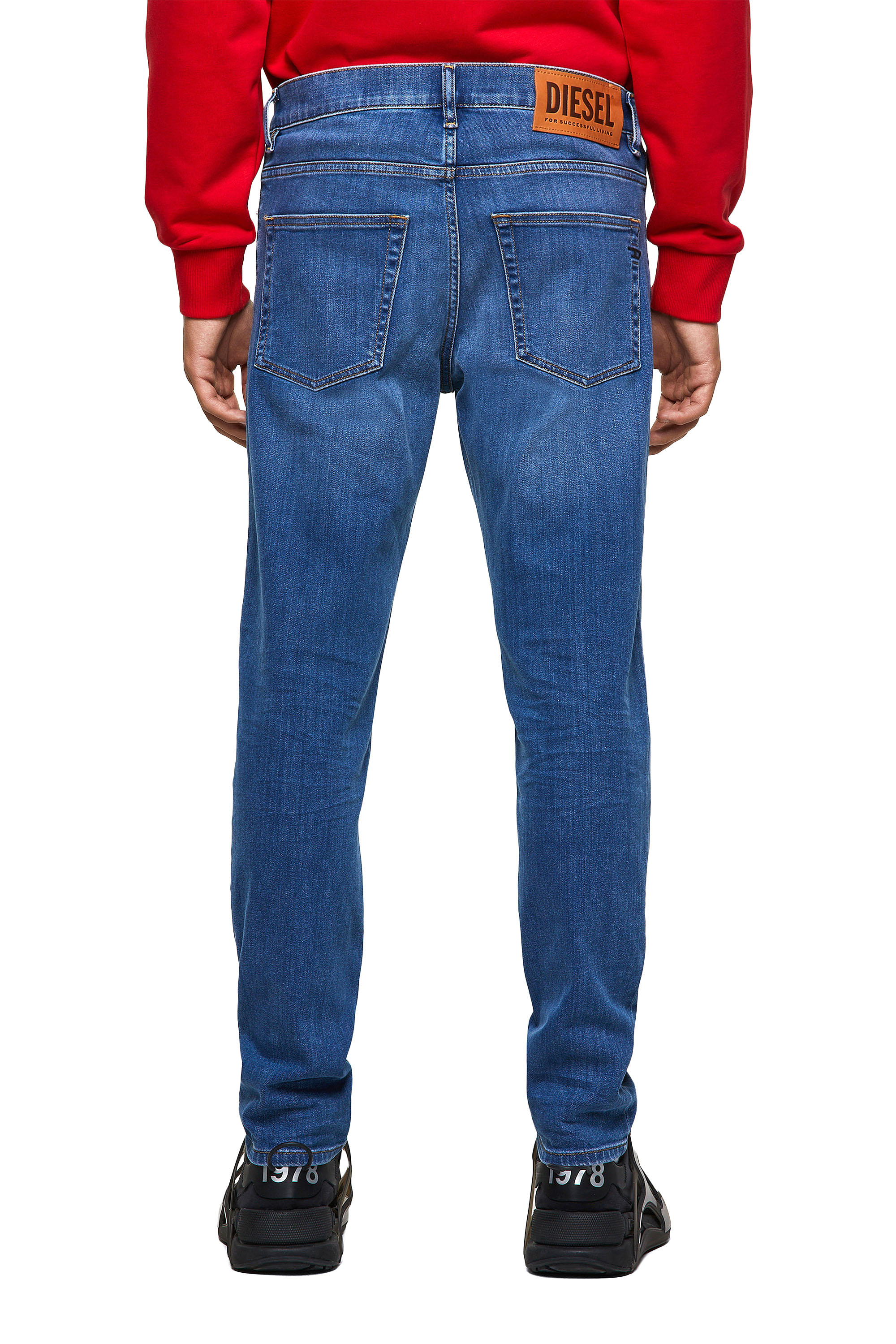 Diesel - 2005 D-FINING 09A80 Tapered Jeans, Blu medio - Image 2