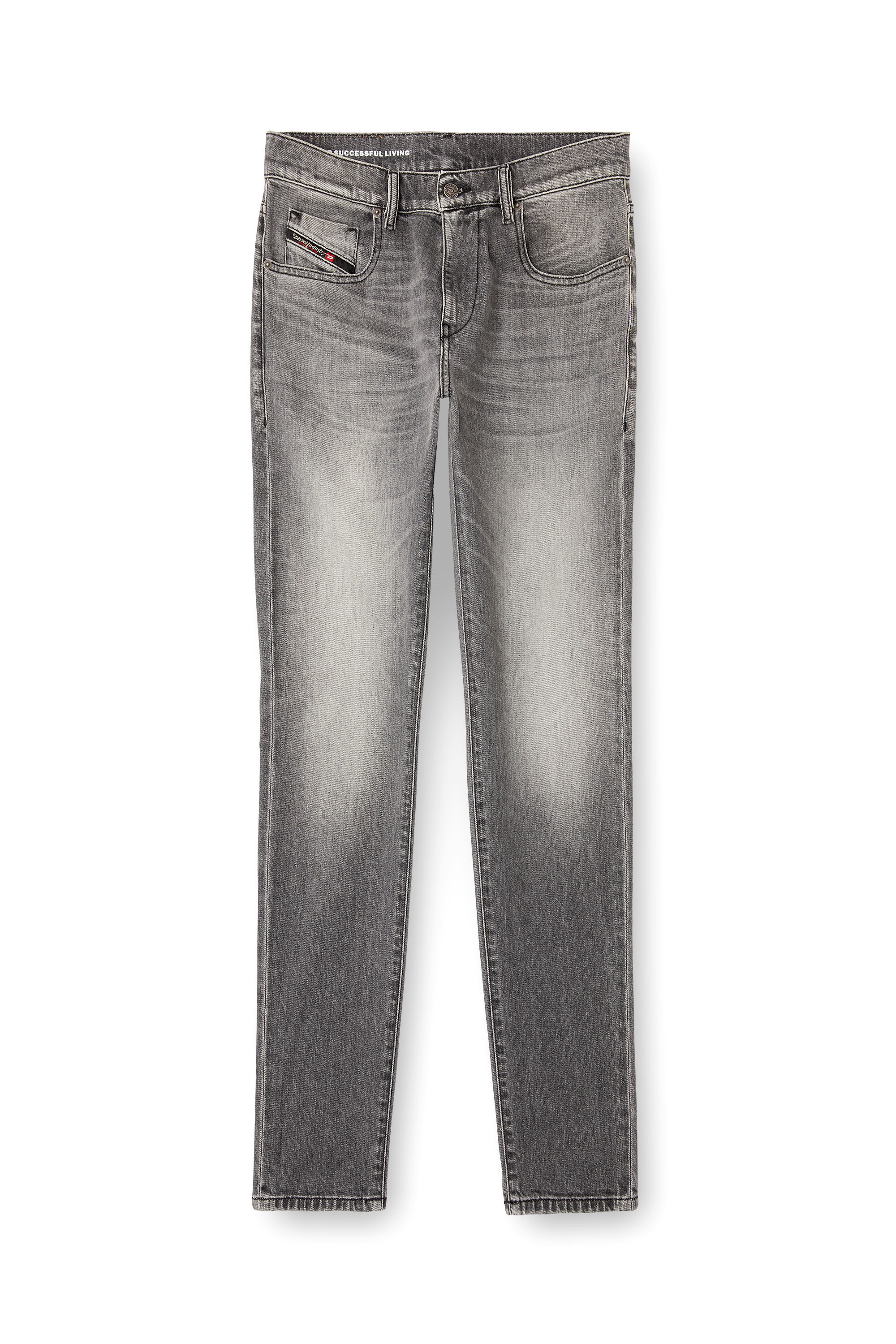 Diesel - Slim Jeans 2019 D-Strukt 09M30 Homme, Gris - Image 2