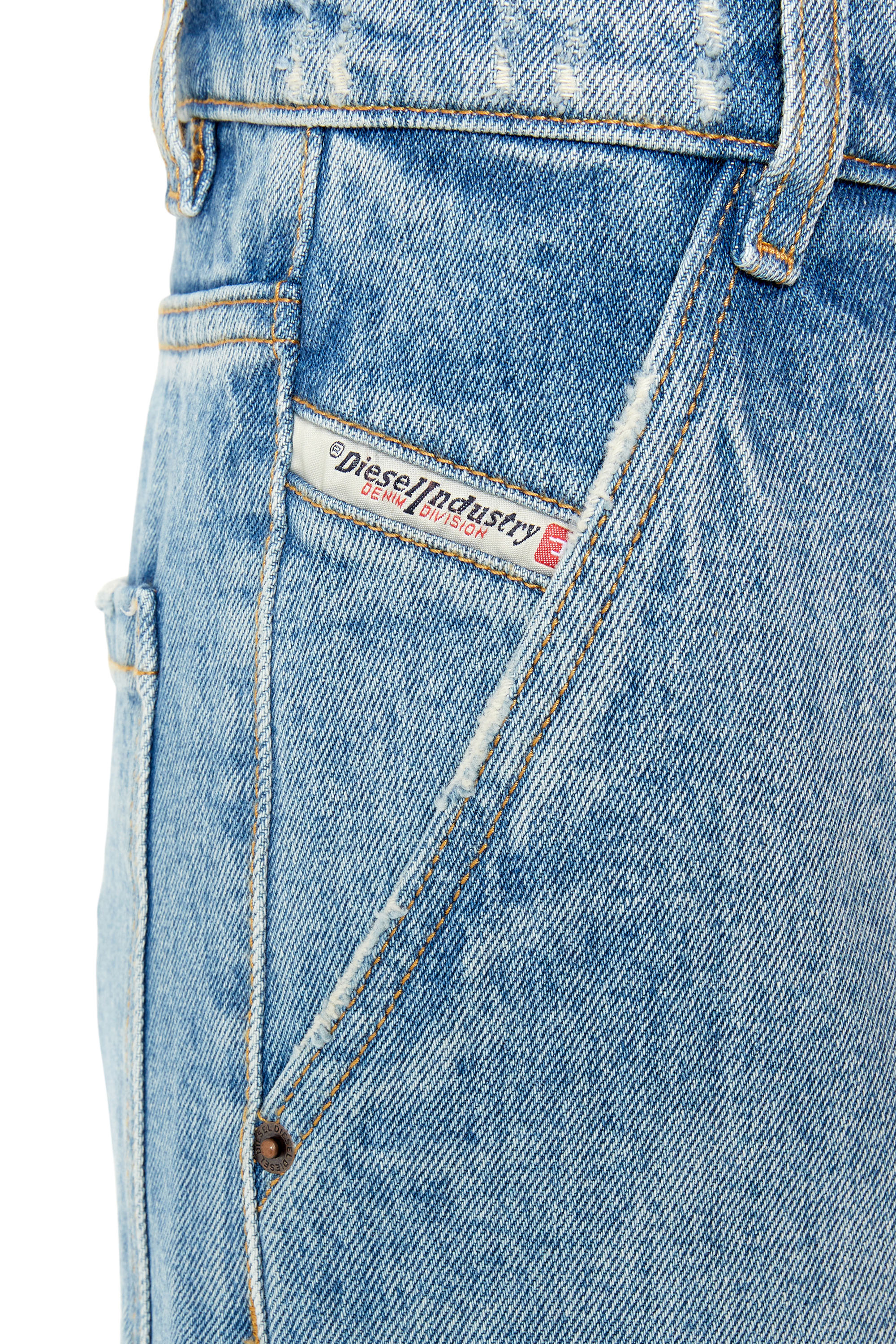Diesel - D-Sire 0EMAG Straight Jeans, Blu Chiaro - Image 5