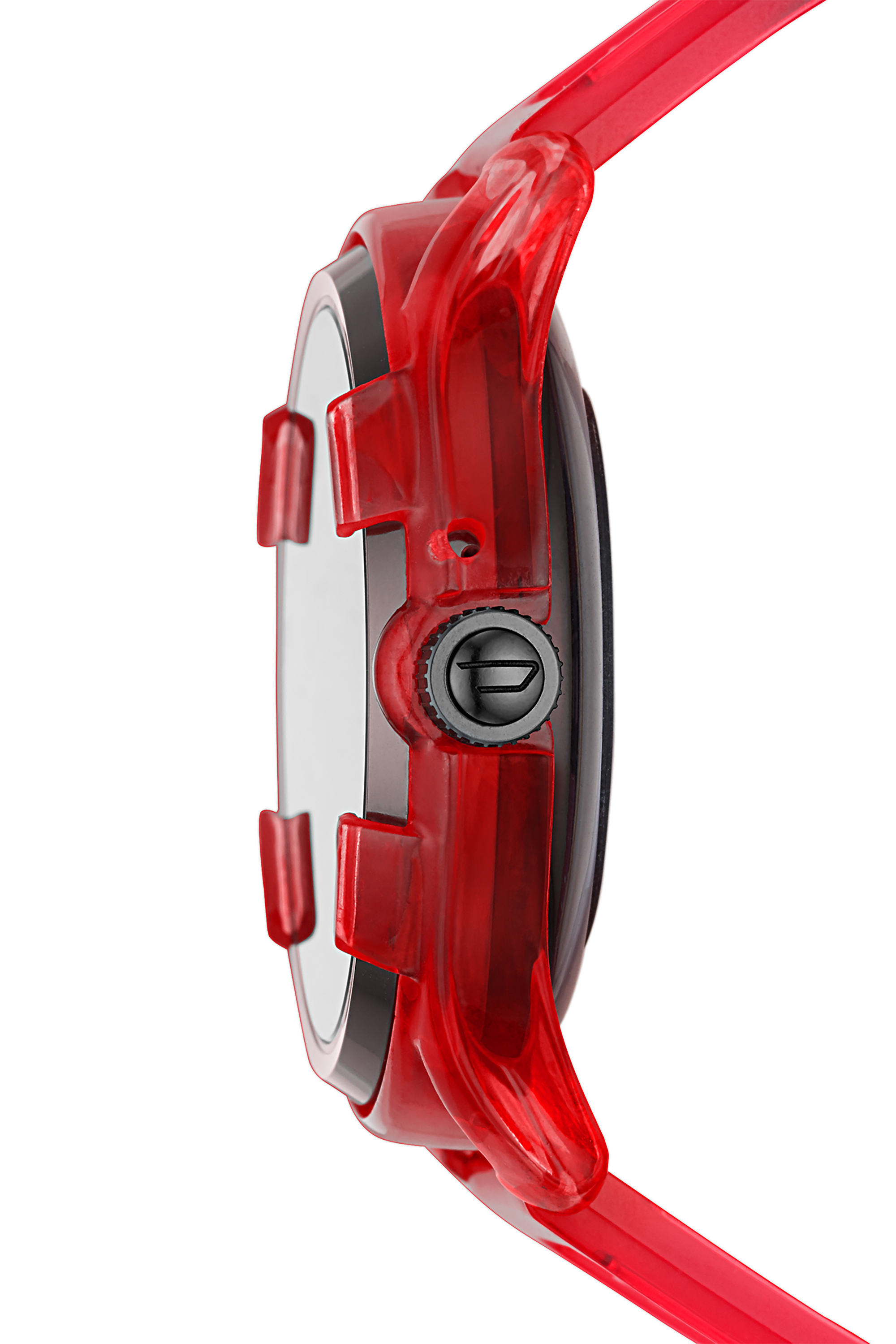 Diesel - DT2019, Herren Diesel On Fadelite Smartwatch – Transparentes Rot in Rot - Image 3